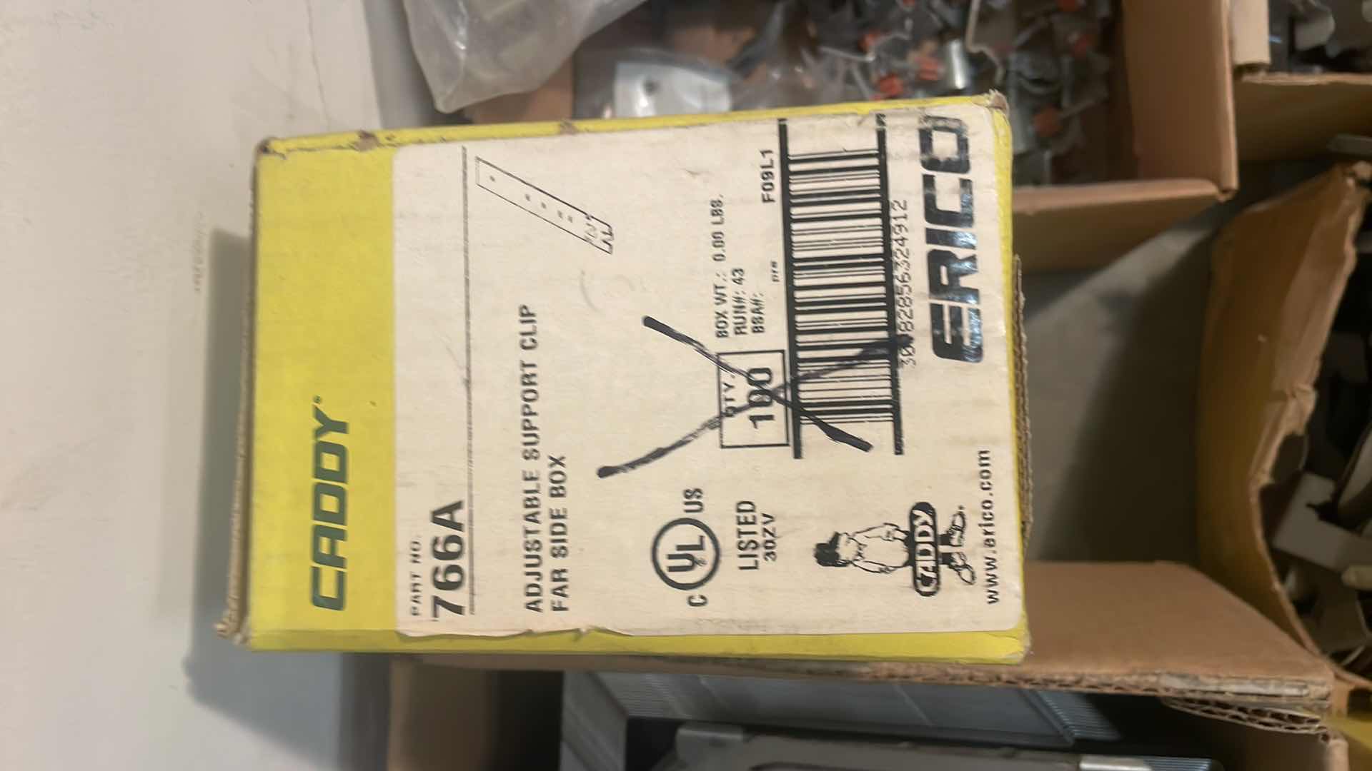 Photo 1 of ERICO CADDY CLIPS, CONSUIT SUPPORTS WIRE DROPS ANGEL BRACKET