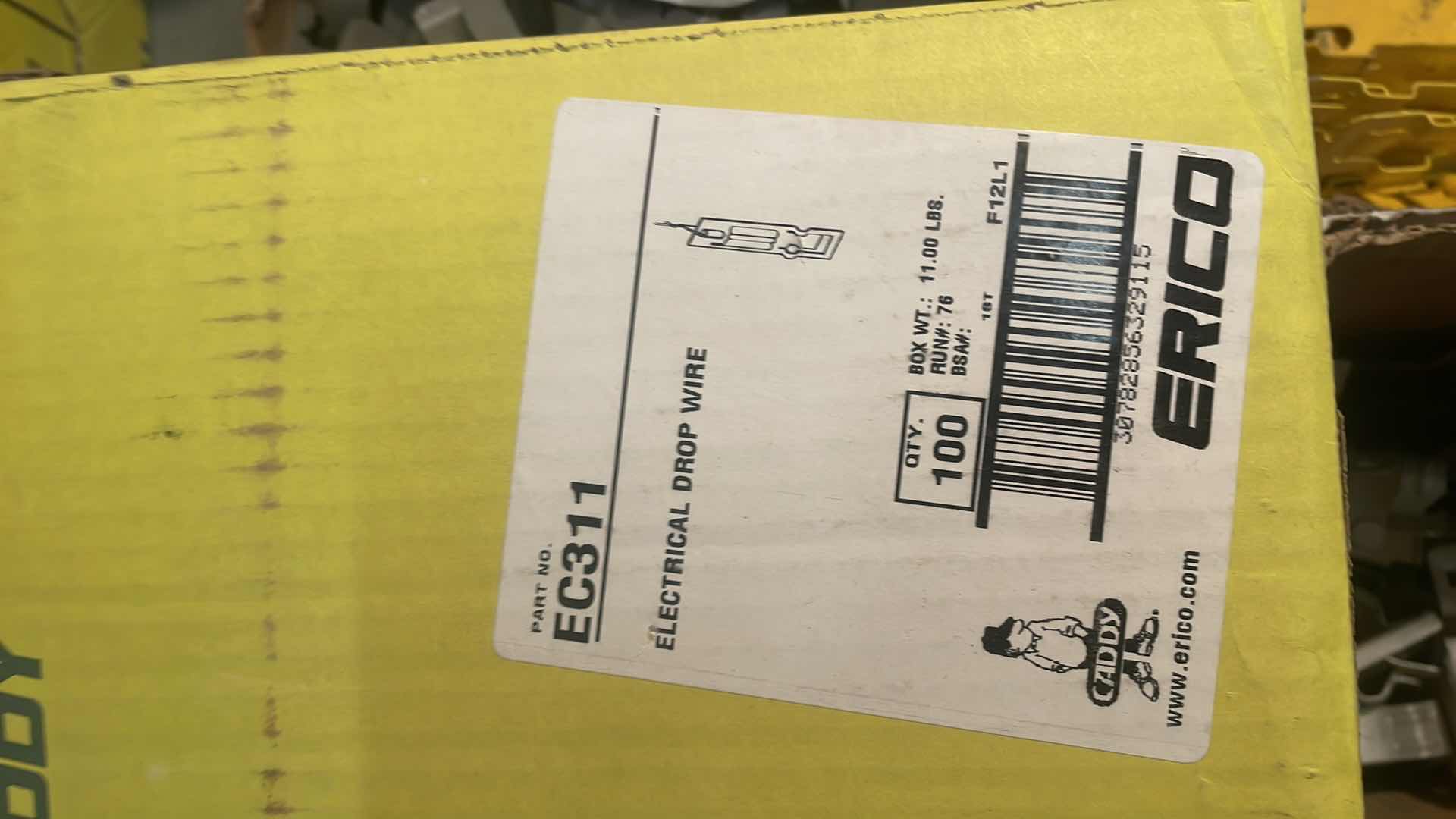 Photo 1 of ERICO CADDY CLIPS, CONSUIT SUPPORTS WIRE DROPS ANGEL BRACKET