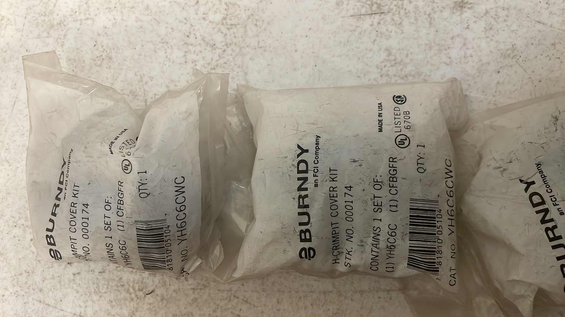 Photo 1 of BURNDY YH6C6CWC, COMPRESSION H-TAP
HT600C H TAP INSULATING COVERS