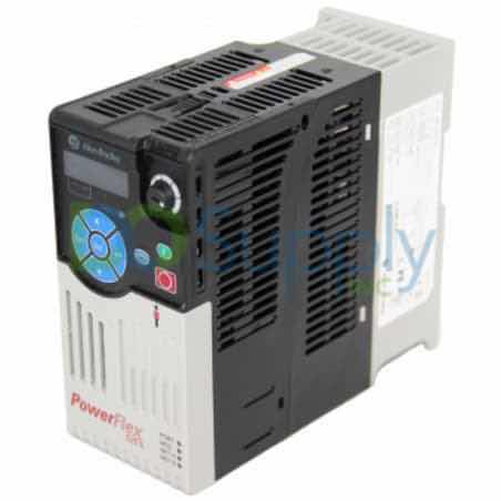 Photo 1 of ALLEN-BRADLEY 25B-V2P5N104 POWERFLEX 525 AC DRIVE 120VAC 1-PHASE 0.5HP IP20, A