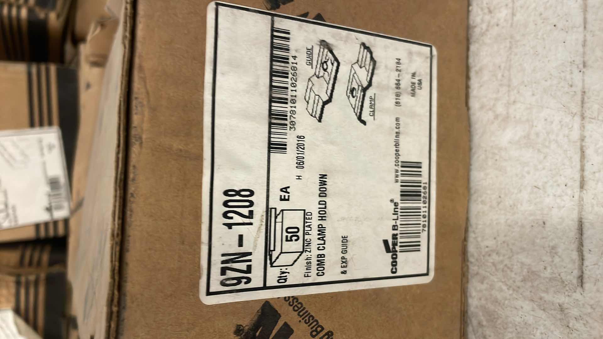 Photo 1 of B-LINE SPLICE PLATES 9G-8004 9ZN-8006 9ZN-4004 9ZN-7024