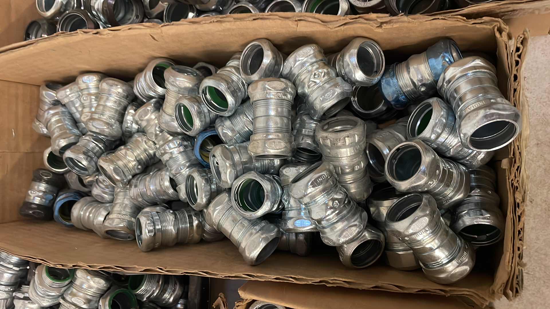 Photo 1 of STEEL EMT CONNECTORS 1/2”-1”