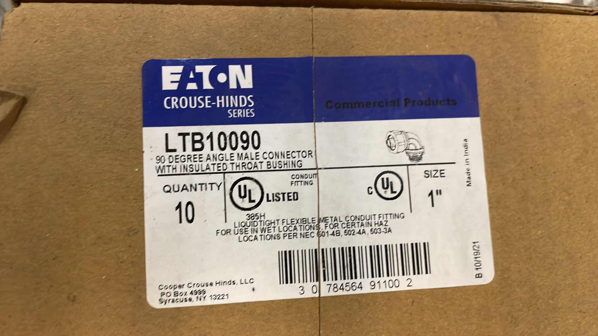 Photo 1 of VARIOUS CONNECTORS 1/2” - 3”