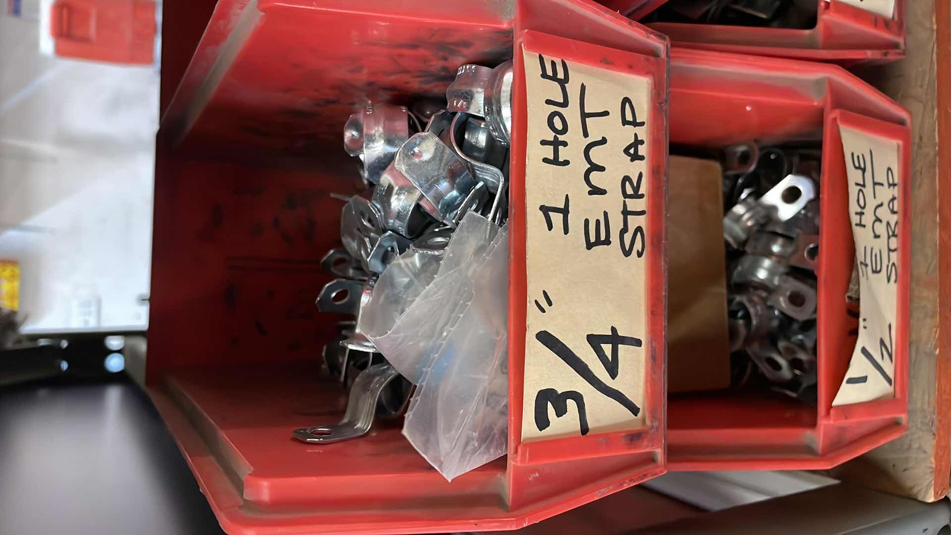 Photo 2 of 1 HOLE EMT STRAPS 1/4”-1”