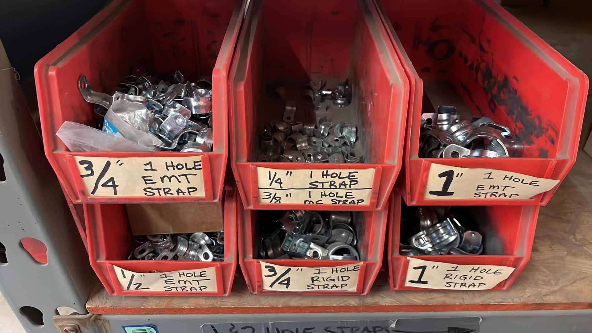 Photo 1 of 1 HOLE EMT STRAPS 1/4”-1”