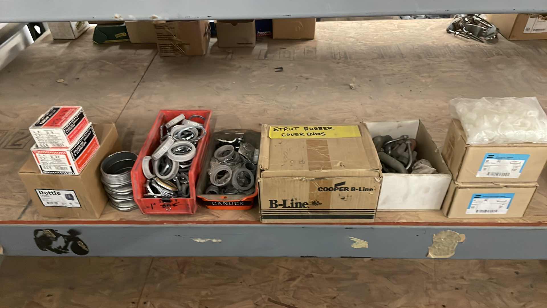 Photo 1 of 3” CONDUIT NIPPLES EXTRA LOCK RINGS STRUT RUBBER END COVERS BUSHING PENNIES SOLDERLESS TERMINALS CONNECTORS