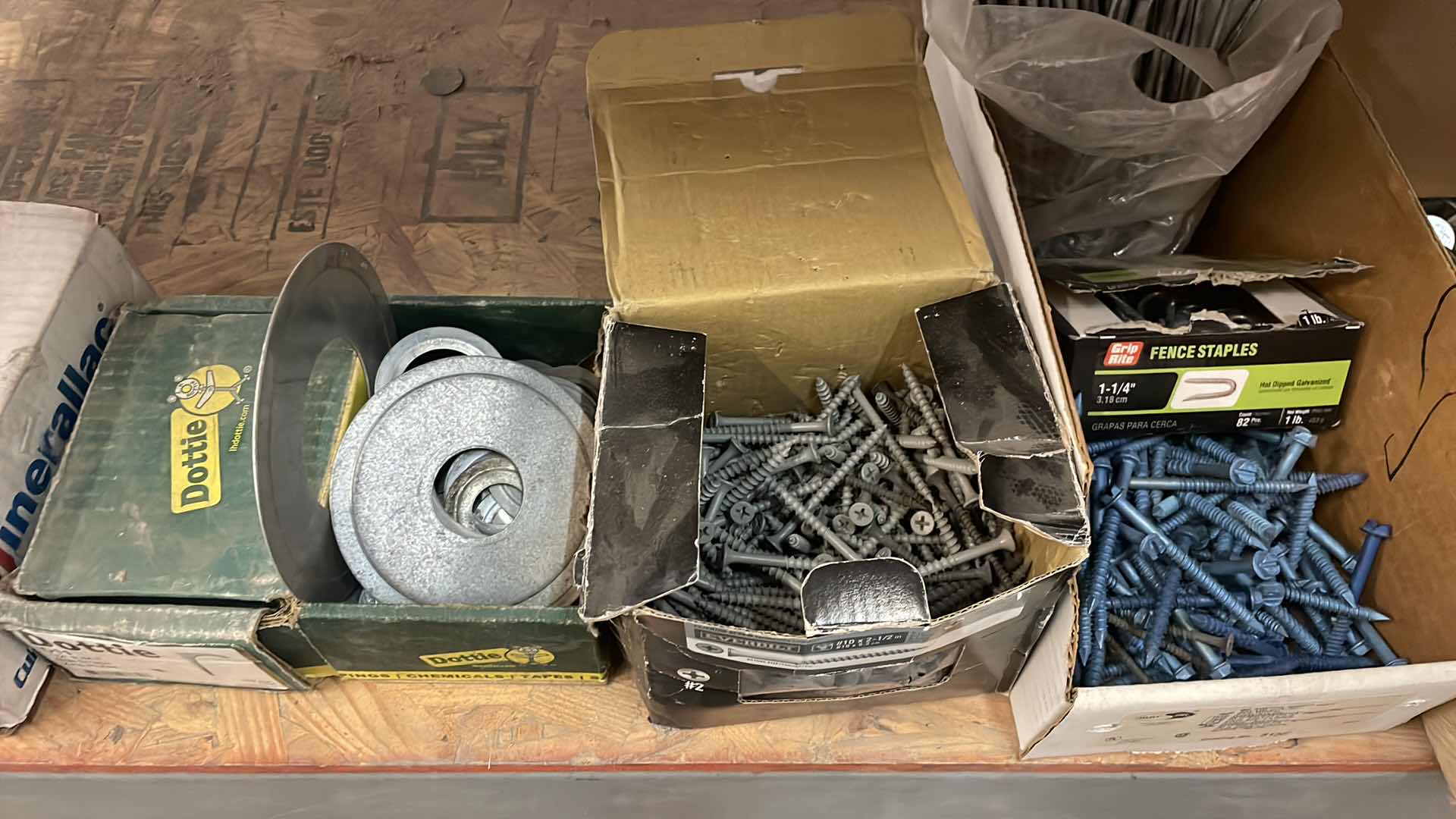 Photo 2 of TOGGLE BOLTS, SCREWS, TAP CONS NAILS,
HILTI PLYWOOD FASTENERS