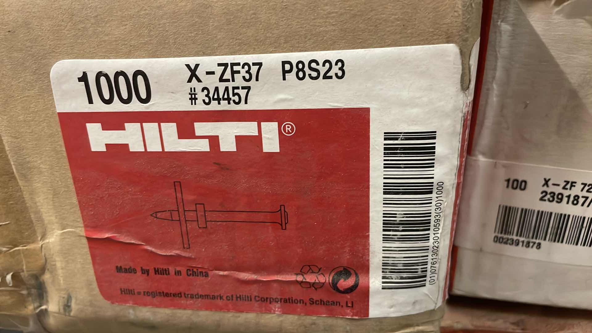 Photo 7 of TOGGLE BOLTS, SCREWS, TAP CONS NAILS,
HILTI PLYWOOD FASTENERS