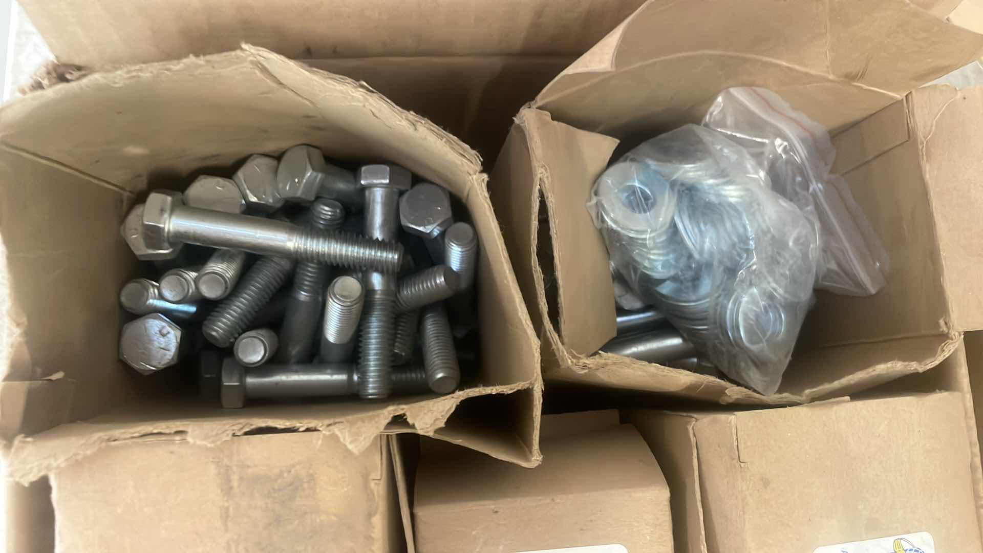 Photo 5 of 3/8” X 2" GRADE 5 BOLTS, DIFFERENT LENGTHS SELF TAPPING SCREWS SEE PICTURES