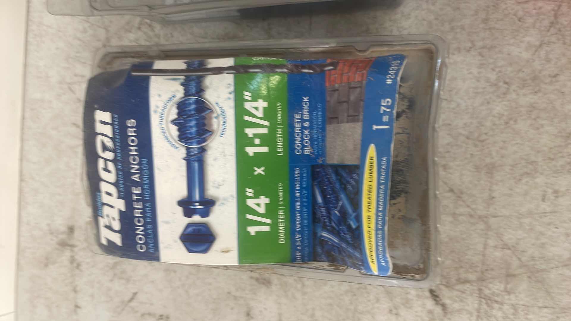 Photo 2 of TAPCON ASSORTMENT WITH CONCRETE ANCHORING SYSTEM