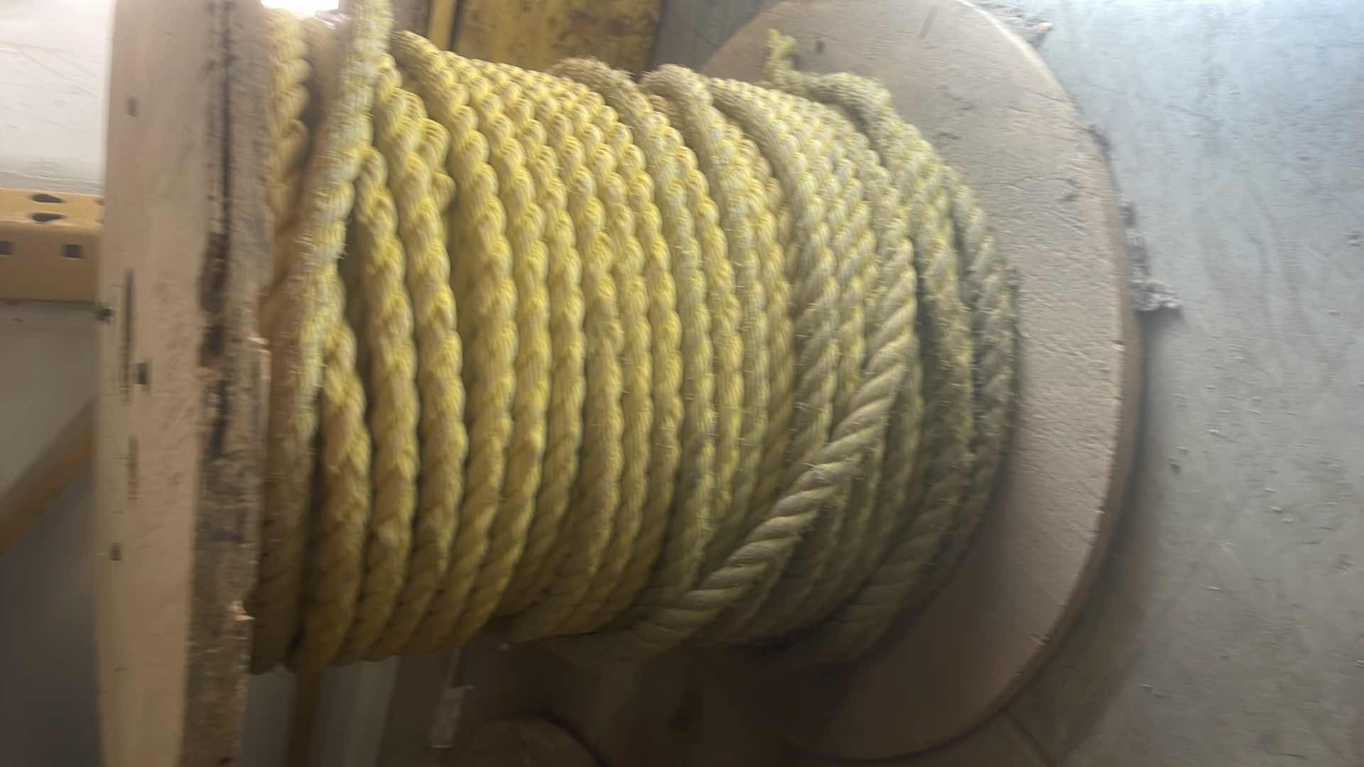 Photo 3 of REELS OF USED ROPE UNKNOWN CONDITION 1/2”