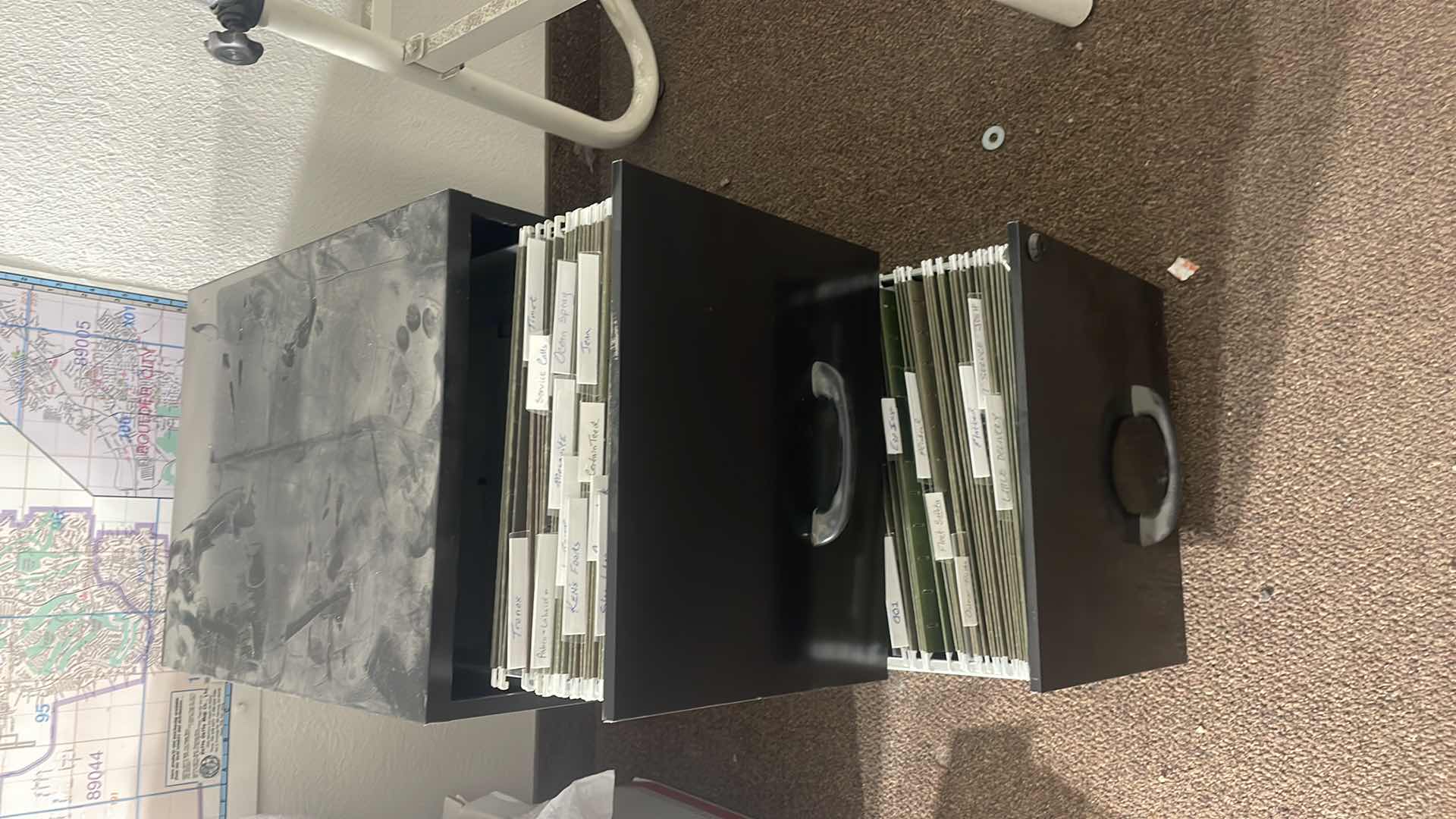 Photo 1 of 2 DRAWER FILING CABINET NO KEYS