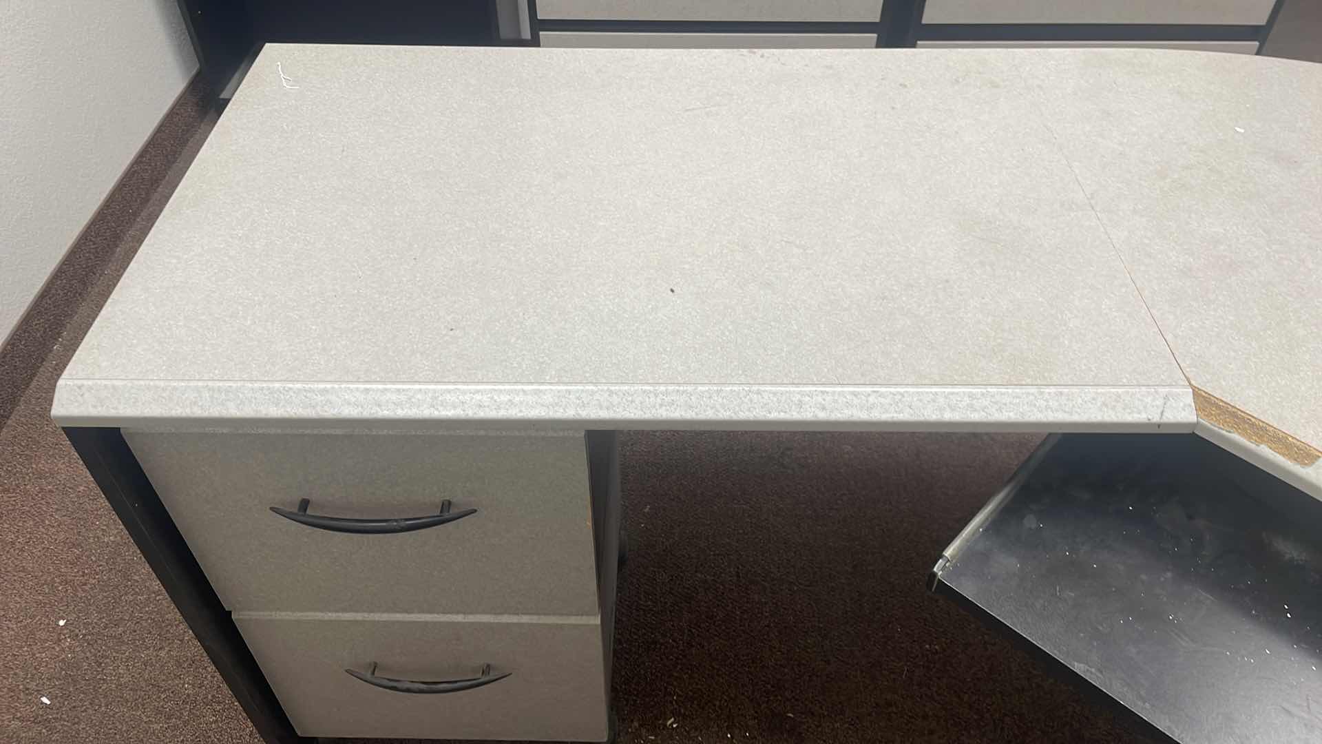 Photo 1 of CORNER DESK UNIT 73” x 73” x 28-1/2”