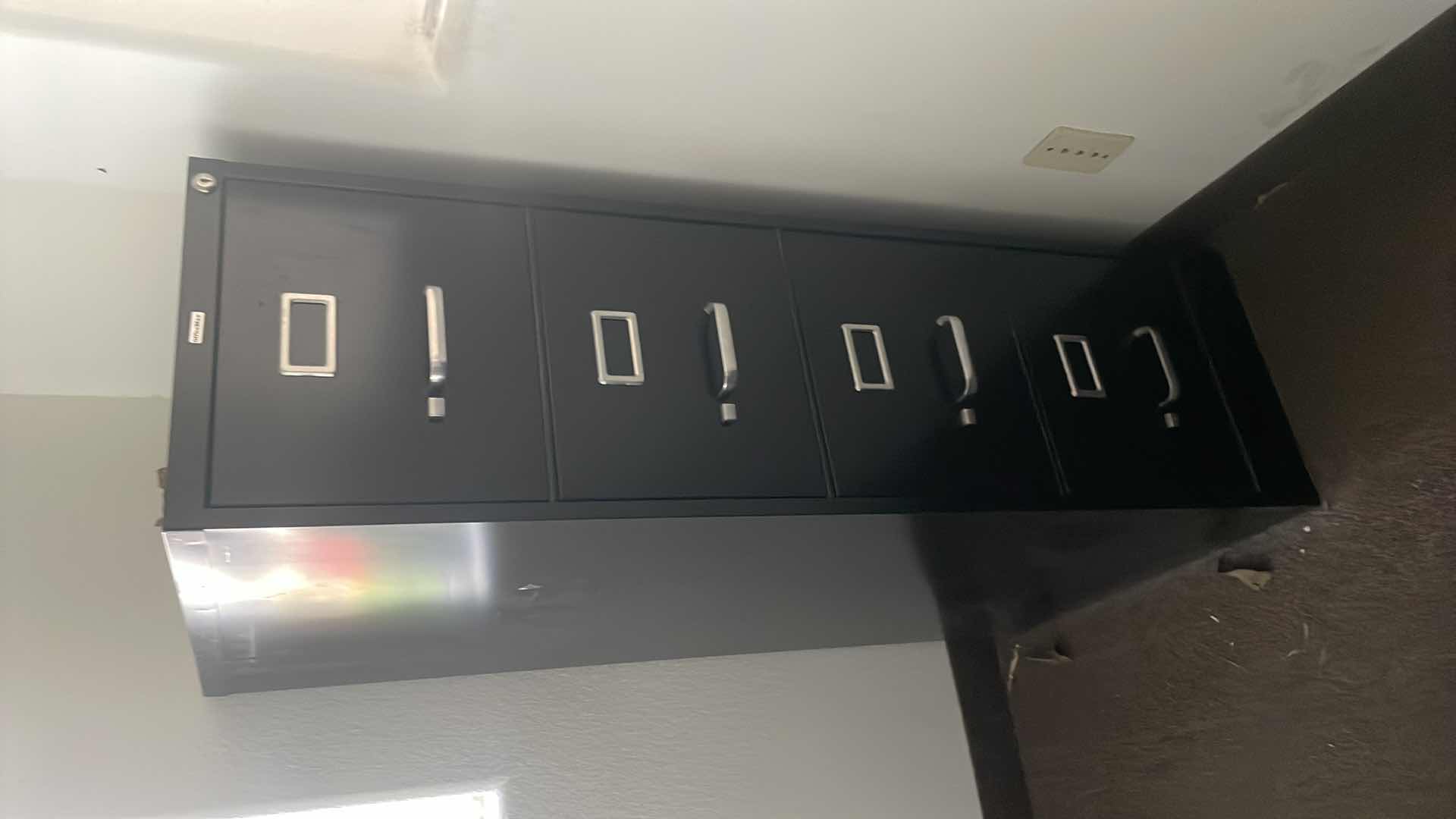 Photo 1 of 4 DRAWER FILING CABINET 15” x 26 x 52”