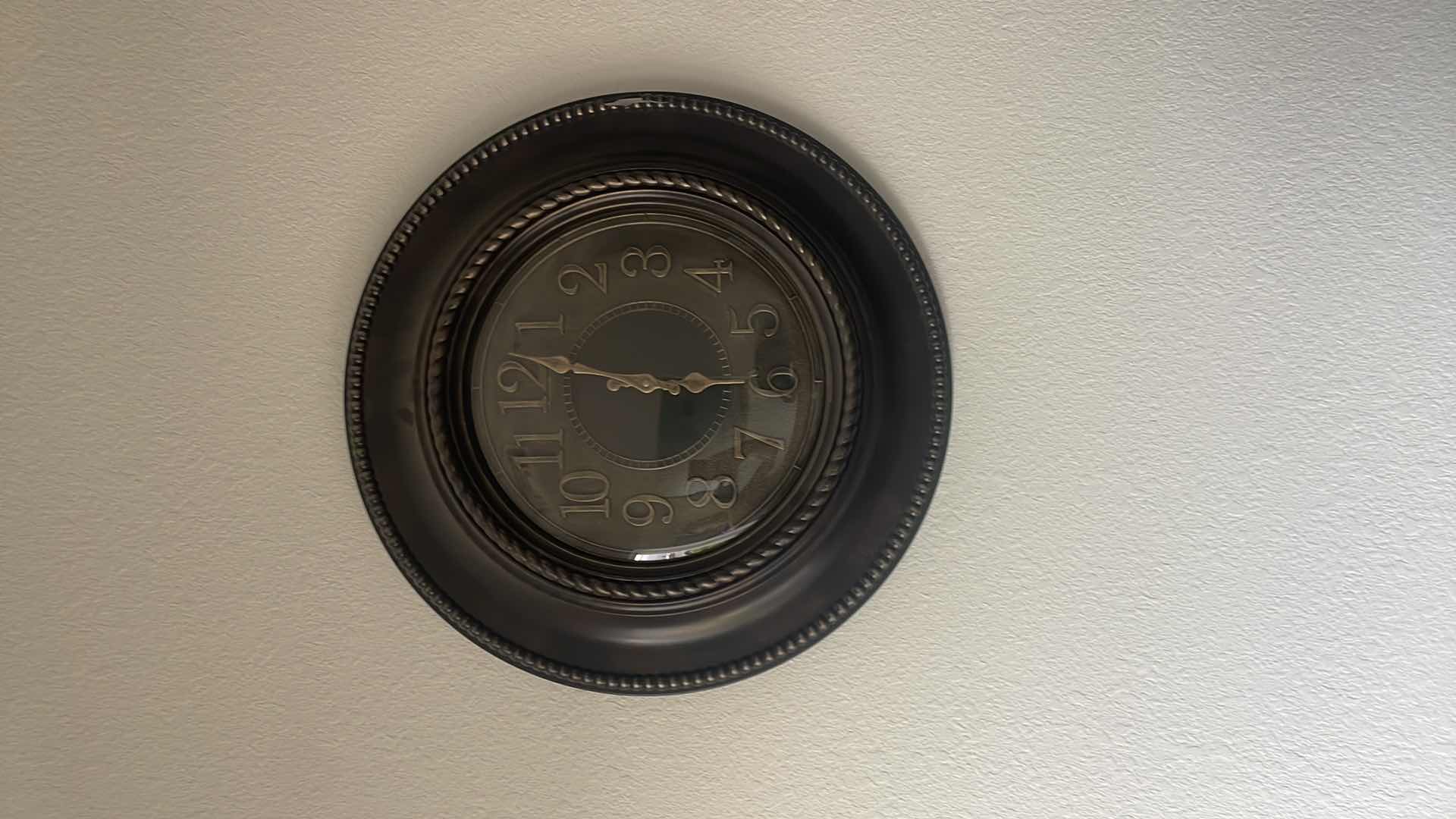 Photo 1 of BETTER HOMES & GARDENS 20" BRONZE FINISH BEADED WALL CLOCK