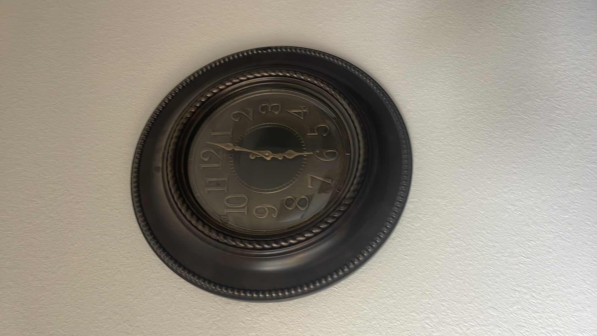 Photo 1 of BETTER HOMES & GARDENS 20" BRONZE FINISH BEADED WALL CLOCK