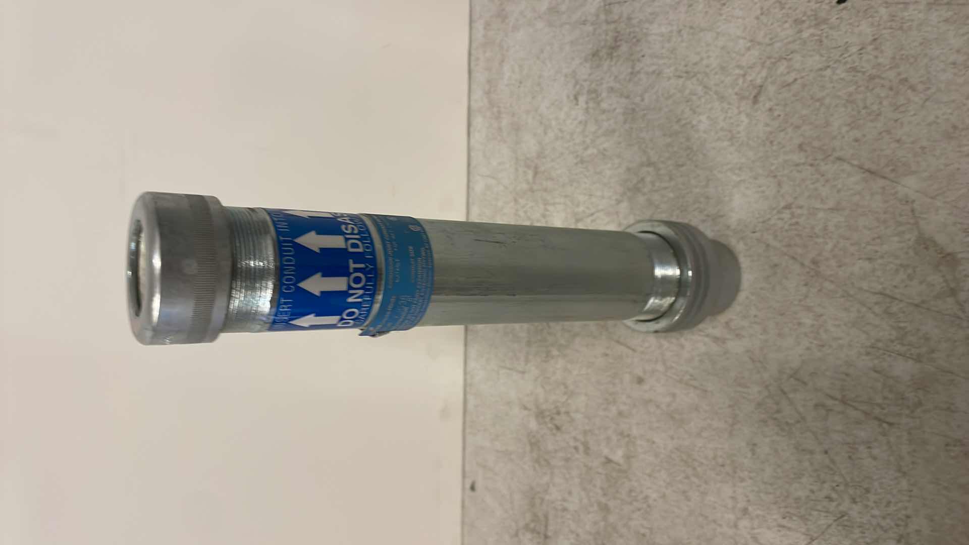 Photo 1 of COOPER CROUSE-HINDS 1” EXPANSION JOINT CONDUIT FITTING NO. XJG38 8” MAX