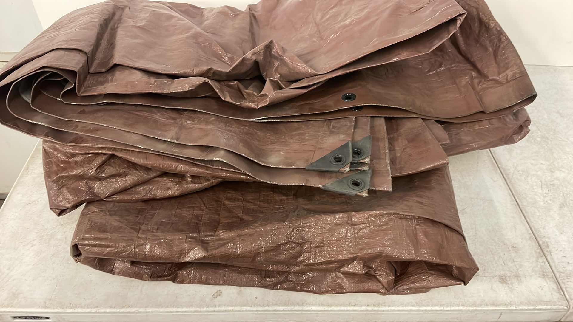Photo 1 of BROWN TARPS UNKNOWN SIZES (2)