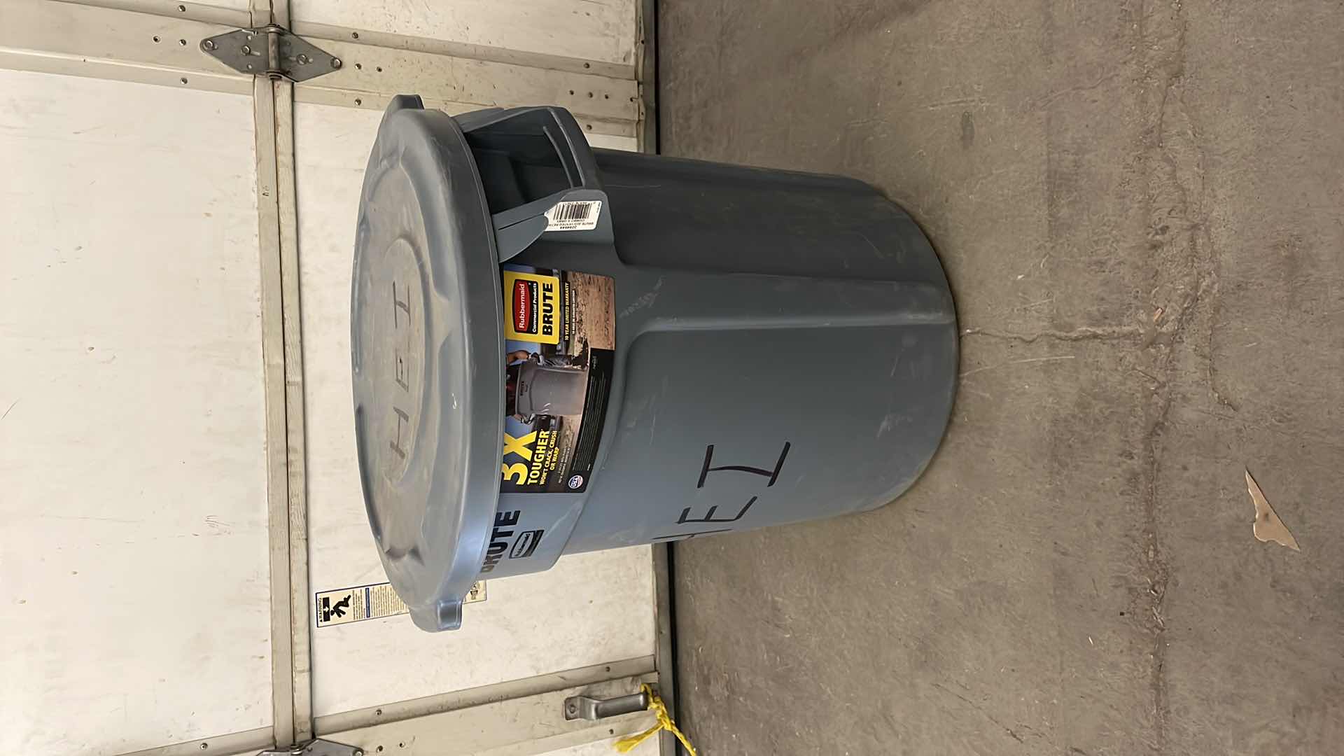 Photo 1 of BRUTE 20 GAL. ROUND VENTED TRASH CAN