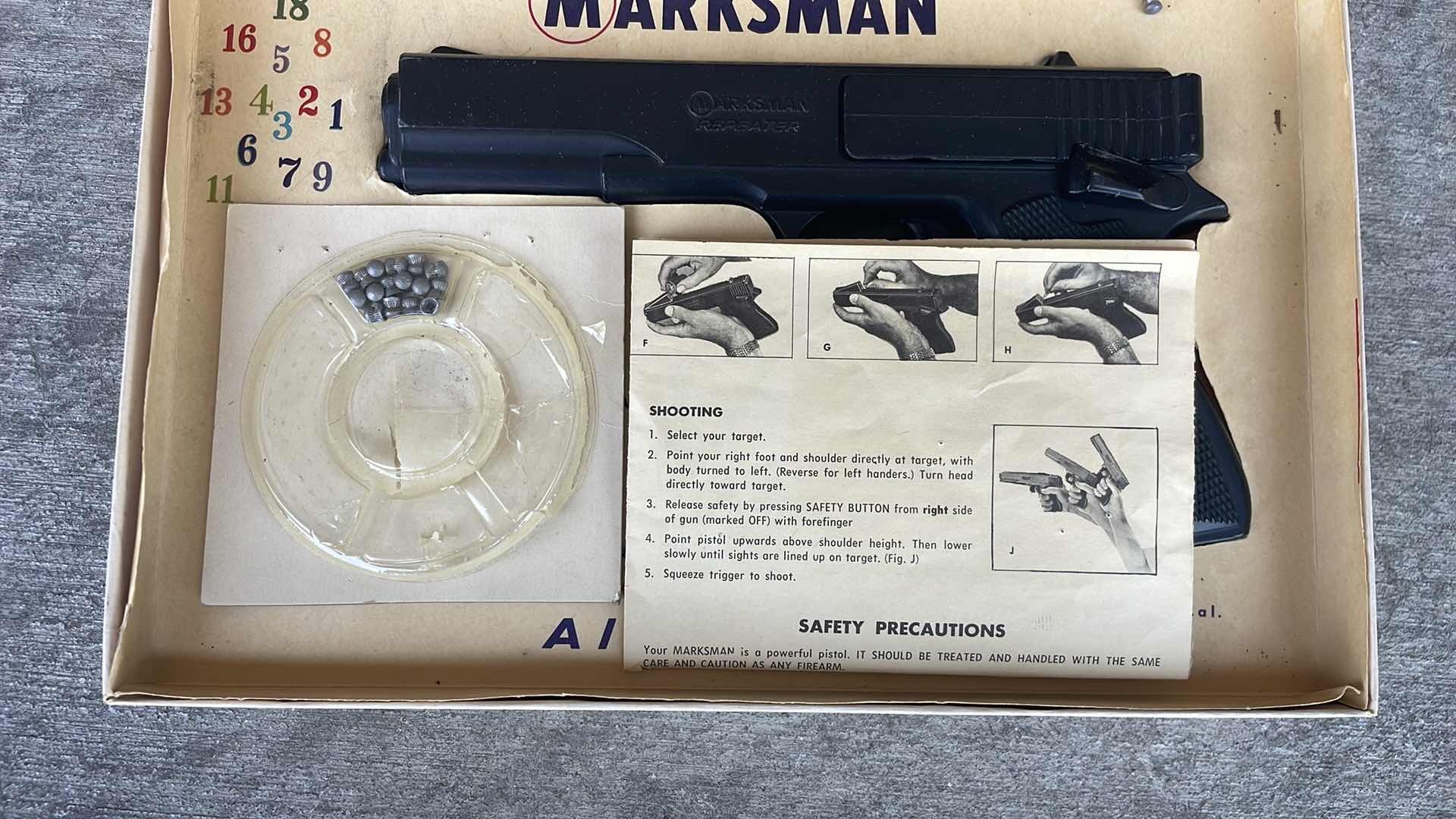 Photo 1 of MARKSMAN REPEATER BB AIR PISTOL WITH BOX