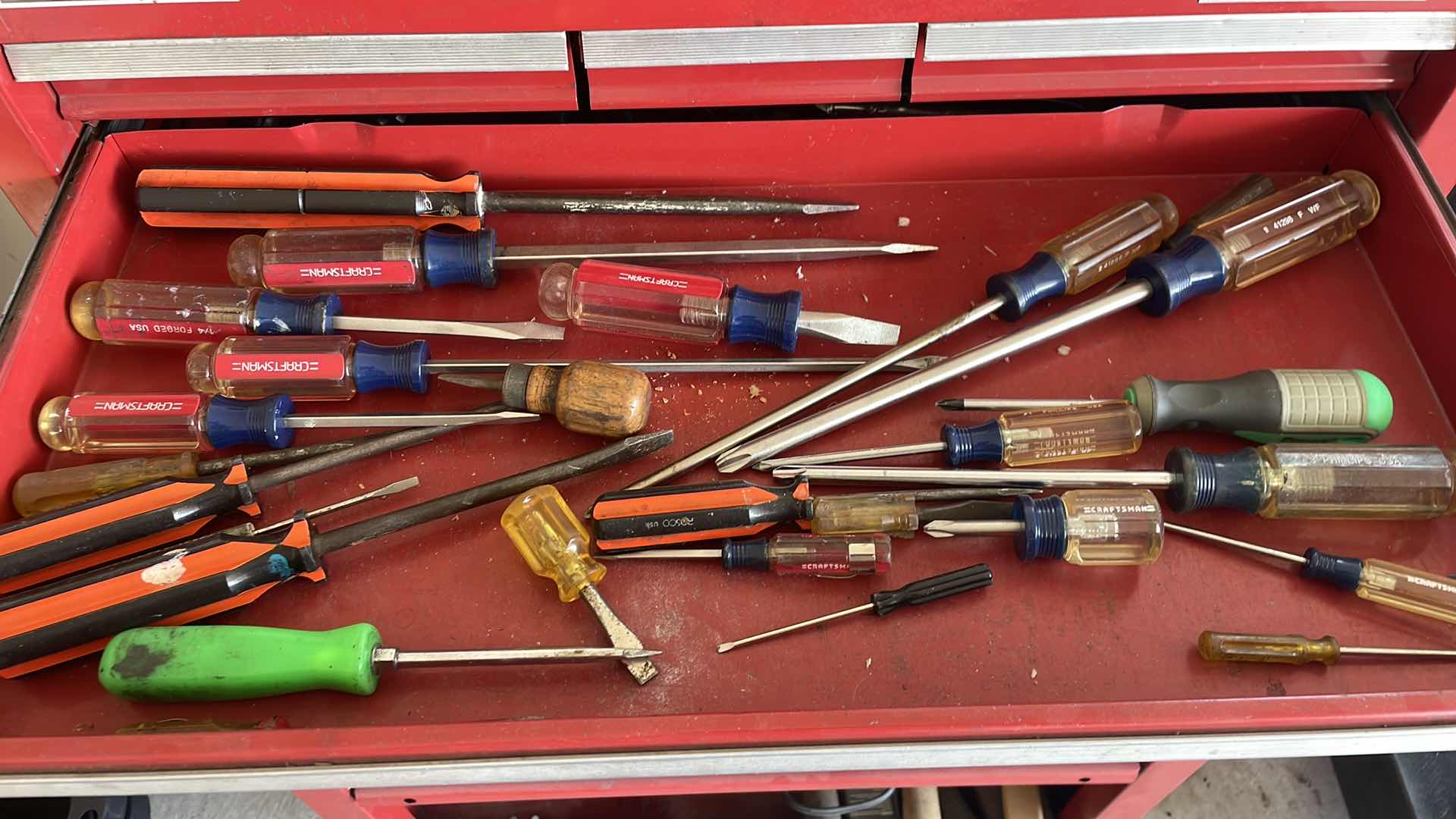 Photo 1 of CRAFTSMAN TOOL BOX WITH CONTENTS