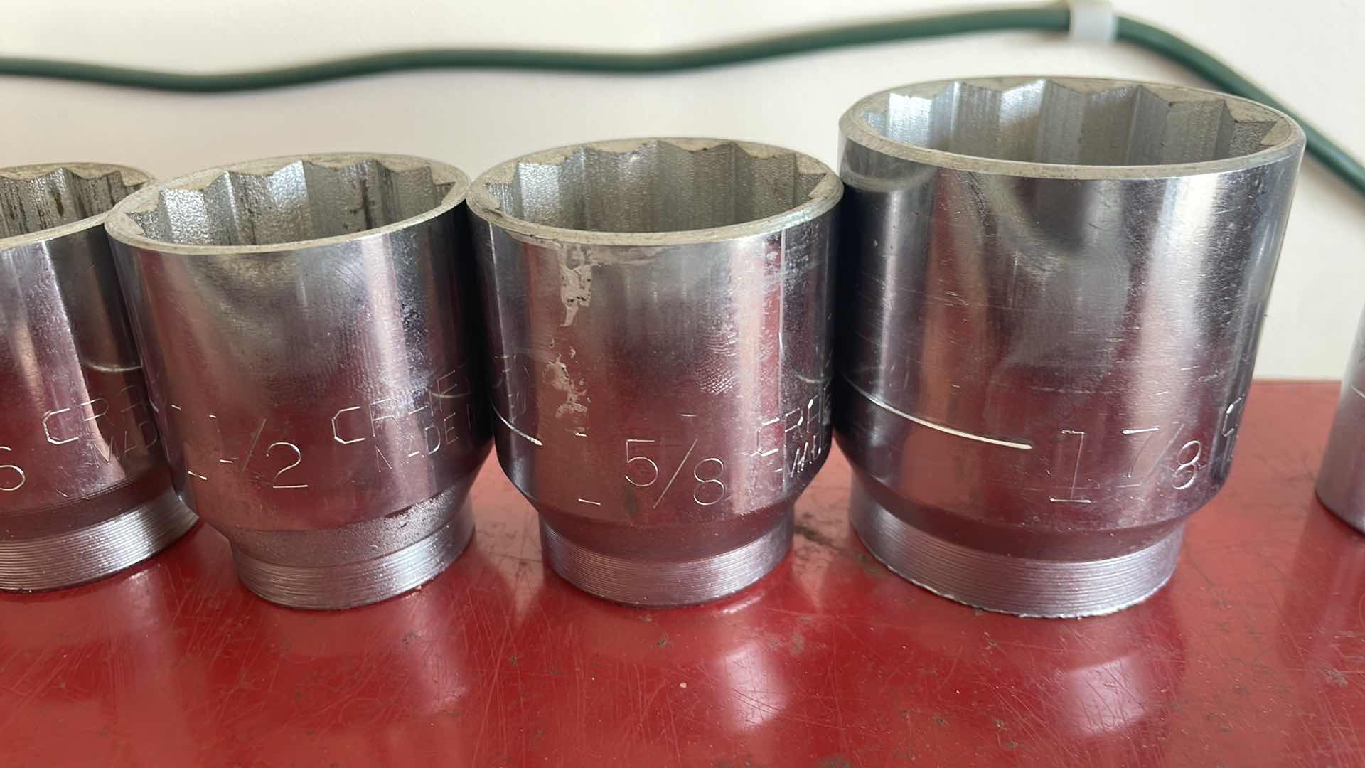 Photo 1 of CRAFTSMAN 3/4” RATCHET 4” EXTENSION AND SOCKETS 1-1/16”-1-7/8