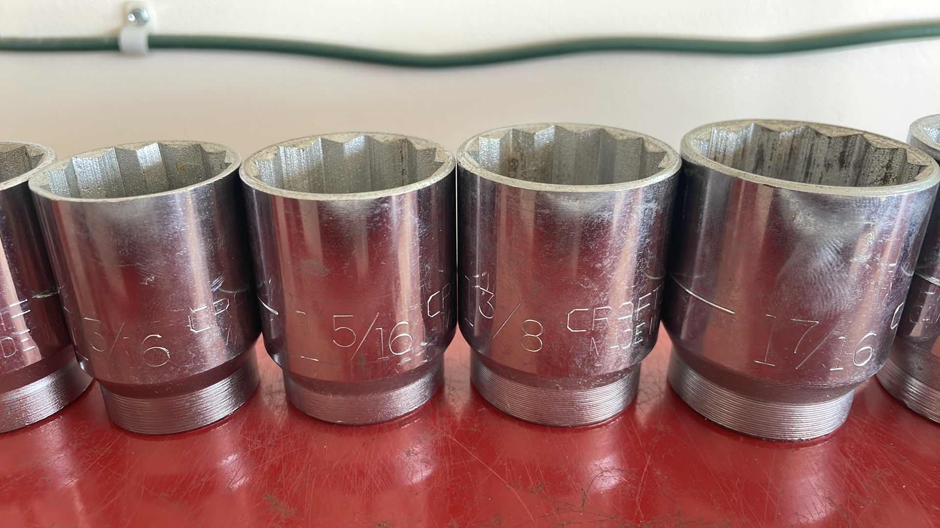 Photo 1 of CRAFTSMAN 3/4” RATCHET 4” EXTENSION AND SOCKETS 1-1/16”-1-7/8