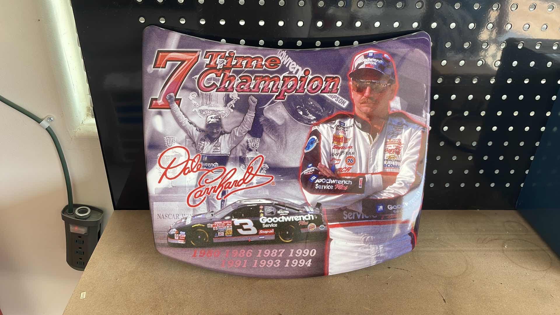 Photo 1 of NASCAR OFFICIALLY LICENSED WALL HOOD #3 DALE EARNHARDT MINI 14”X 12”