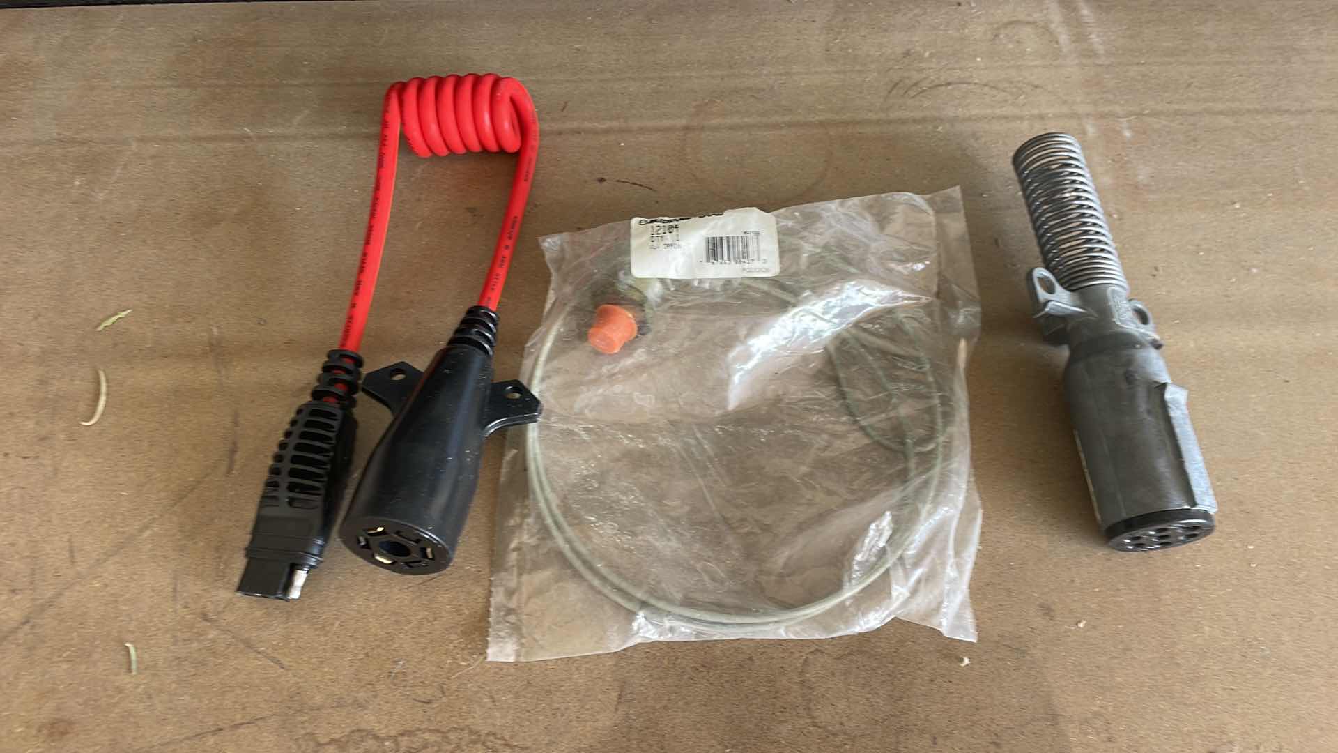 View 1 of TRAILER CONNECTORS AND AIR TANK VALVE DRAIN TRAILER BRAKE LIGHTS