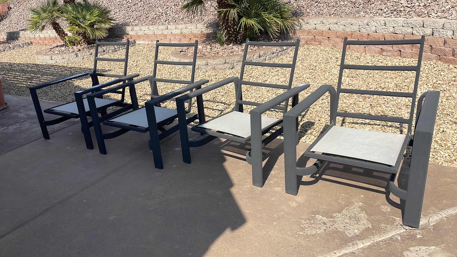 Photo 1 of PATIO CHAIRS NEED CUSHIONS.