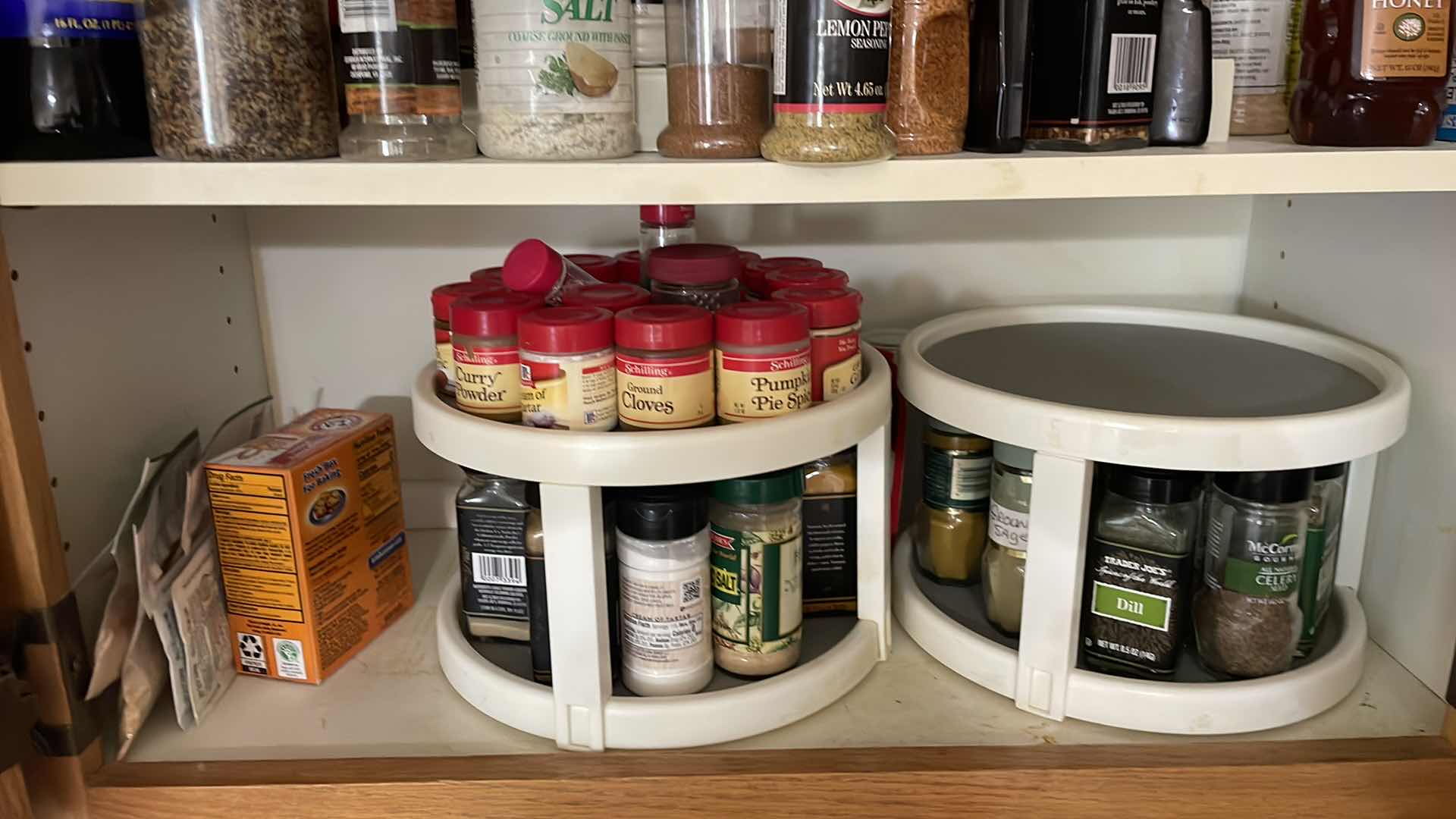 Photo 1 of SPICES AND SEASONING SHELVES