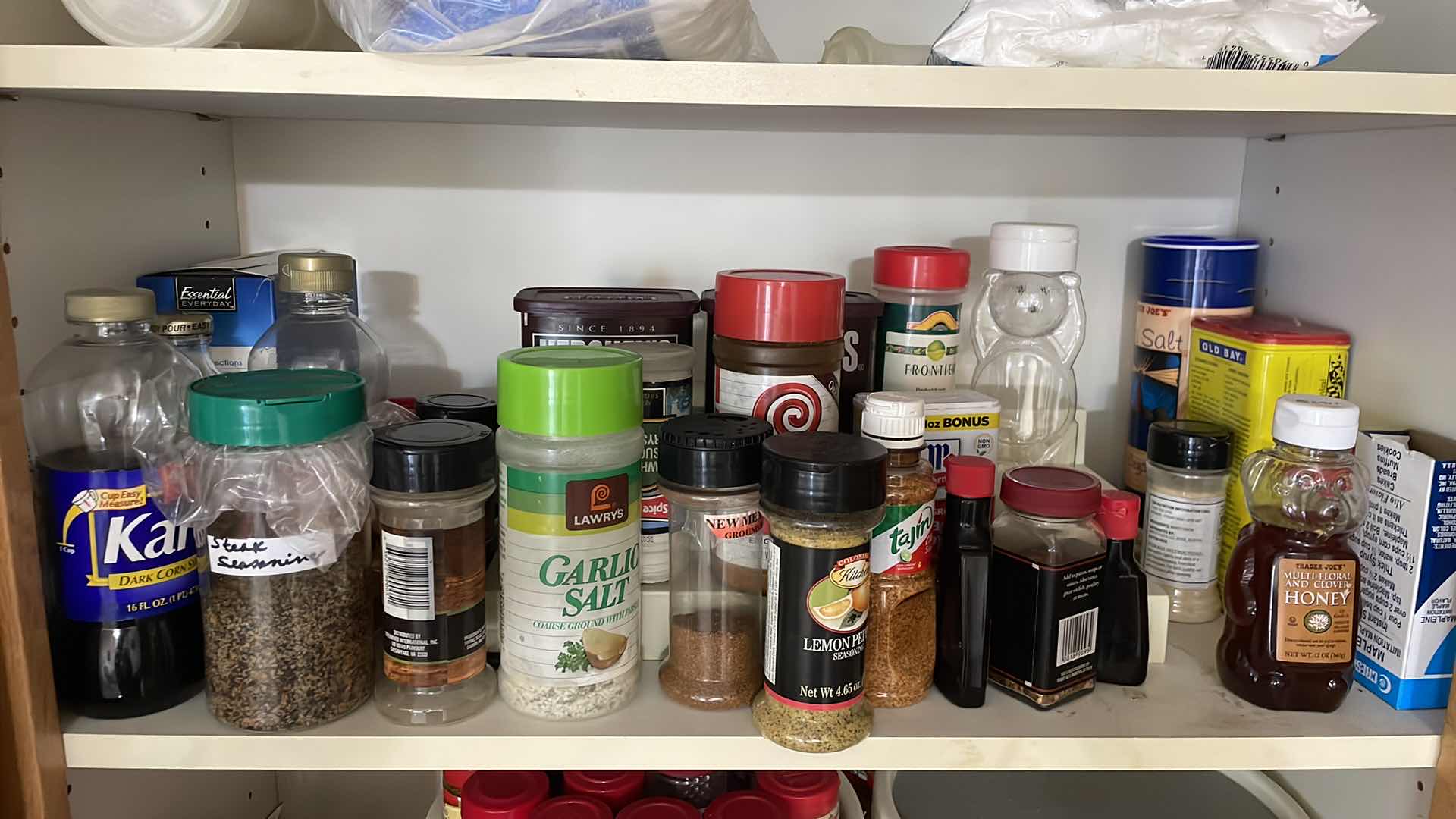 Photo 1 of SPICES AND SEASONING SHELVES