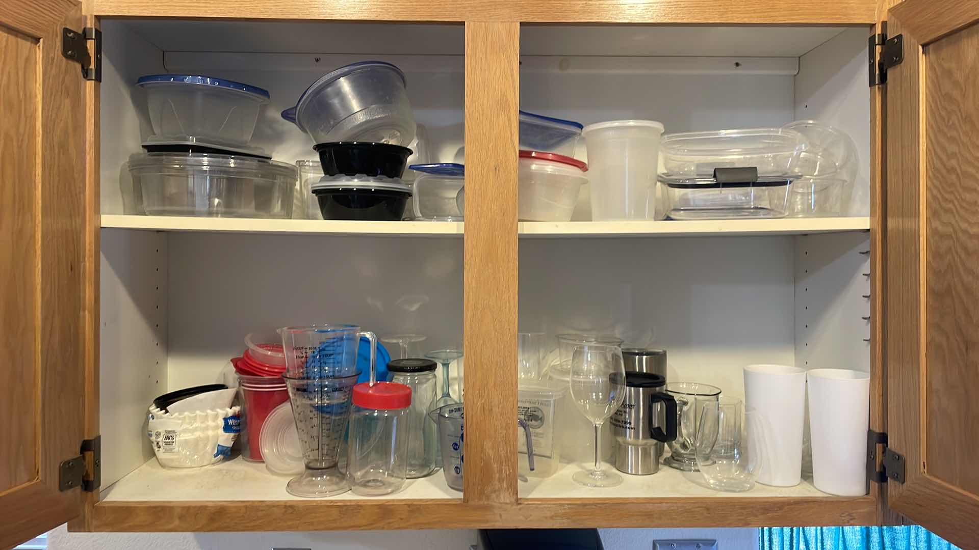 Photo 1 of PLASTIC STORAGE CONTAINERS GLASSES