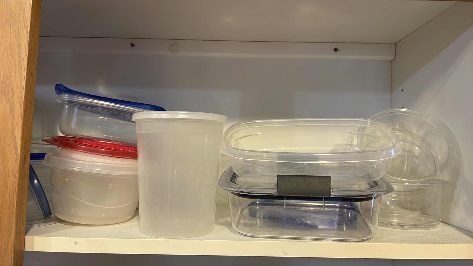 Photo 1 of PLASTIC STORAGE CONTAINERS GLASSES