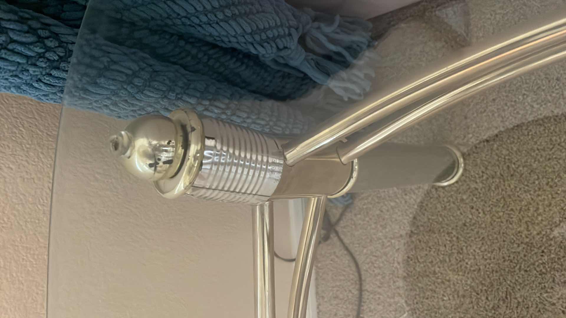 Photo 3 of GLASS END TABLE 26”x26” WITH 30”LAMP