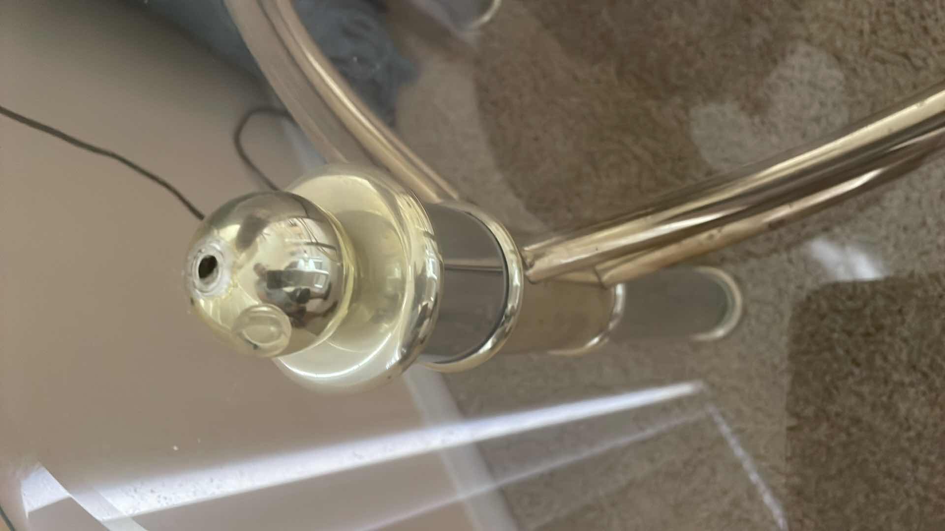 Photo 1 of GLASS END TABLE 26”x26” WITH 30”LAMP