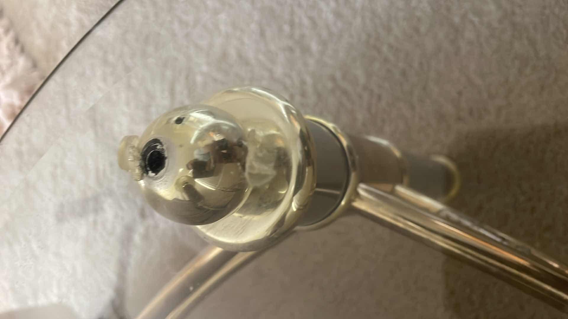 Photo 7 of GLASS END TABLE 26”x26” WITH 30”LAMP