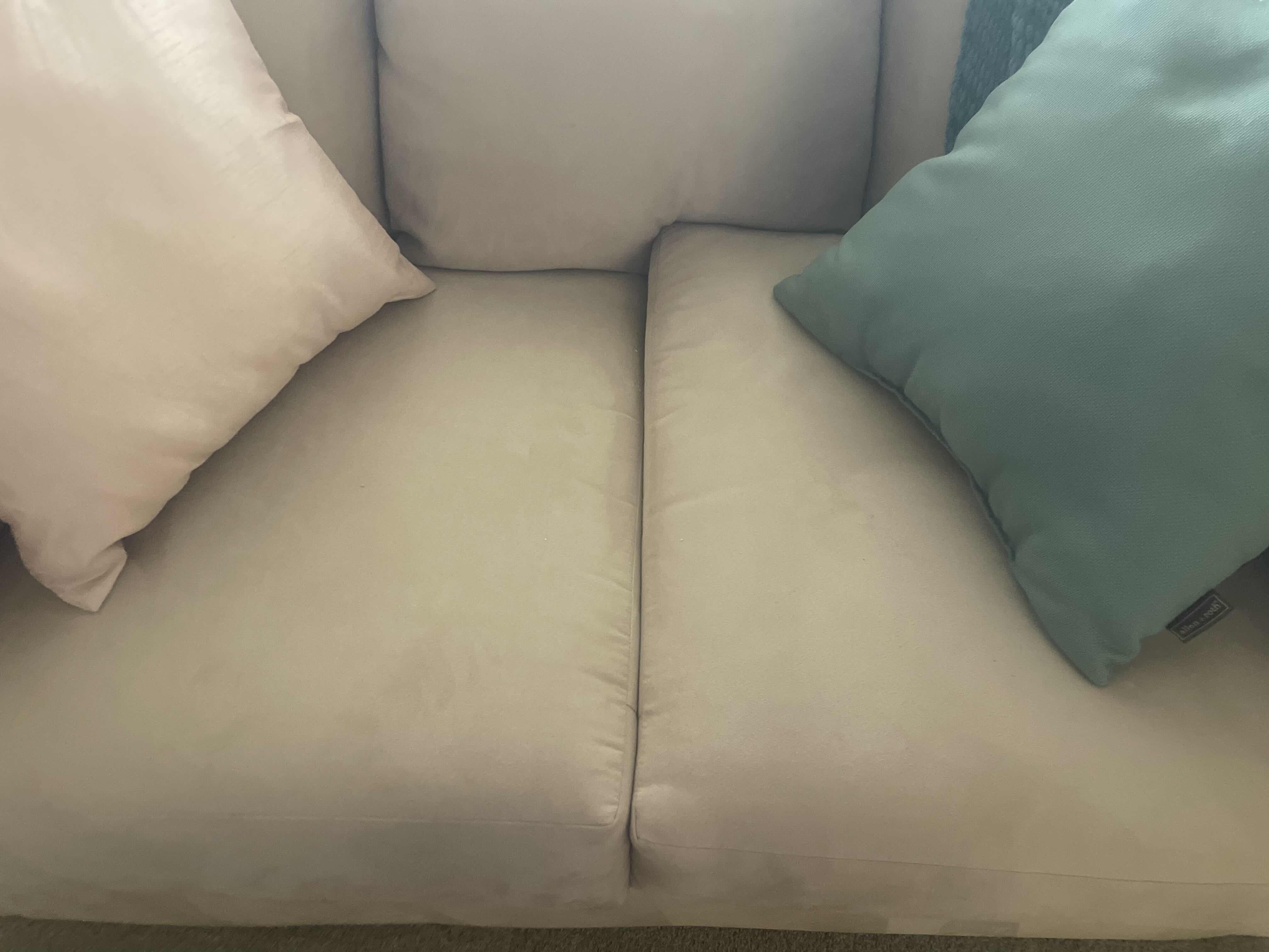 Photo 1 of SUEDE LOVE SEAT 75"X38"