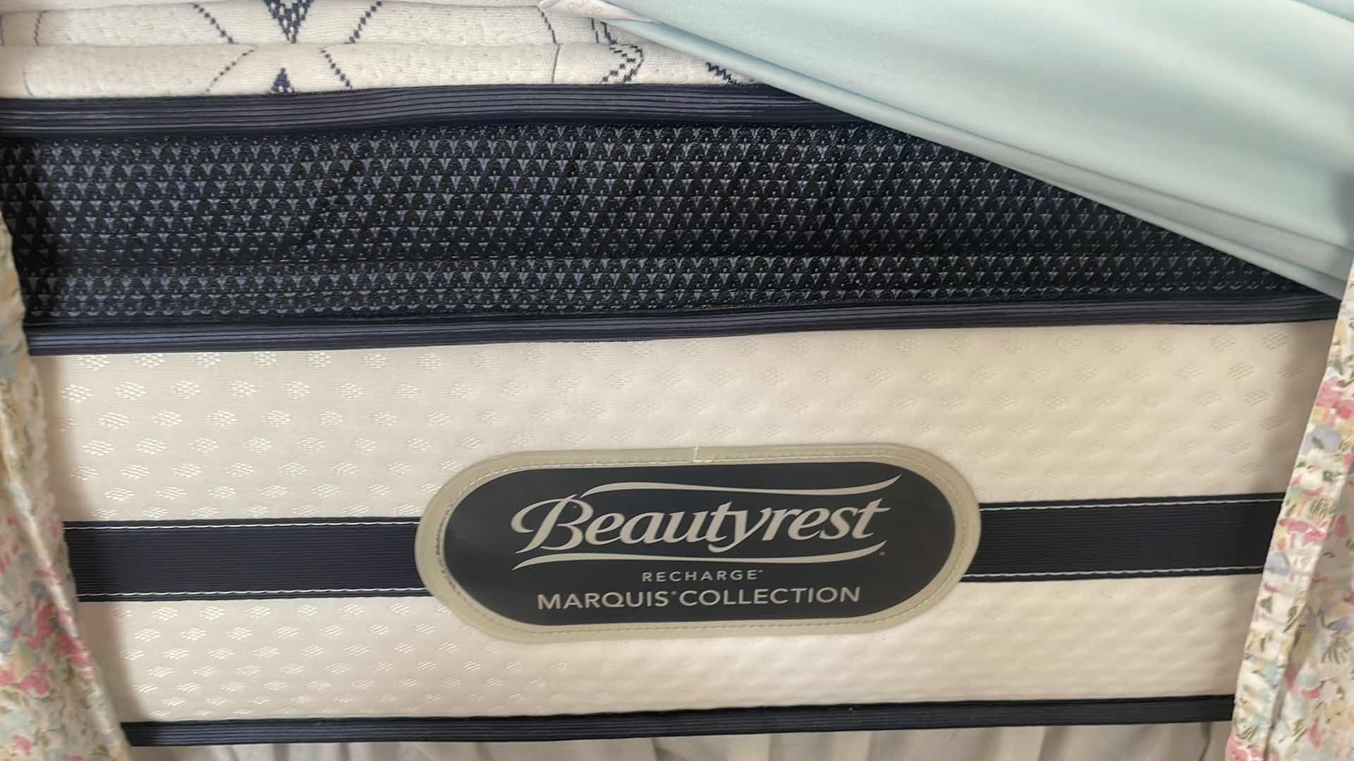 Photo 1 of CALIFORNIA KING BEAUTYREST RECHARGE MARQUIS COLLECTION MATTRESS BOX SPRINGS AND BEDFRAME