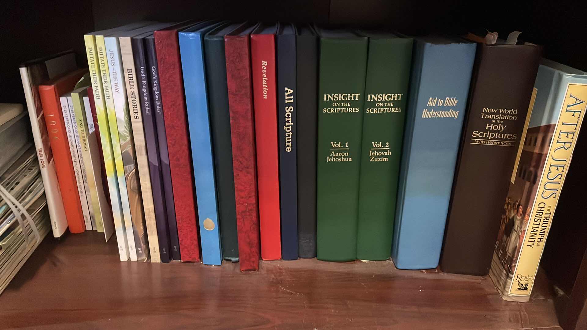 Photo 1 of BOOKCASE 30”x13”x71” FAITH BASED BOOKS COOK BOOKS