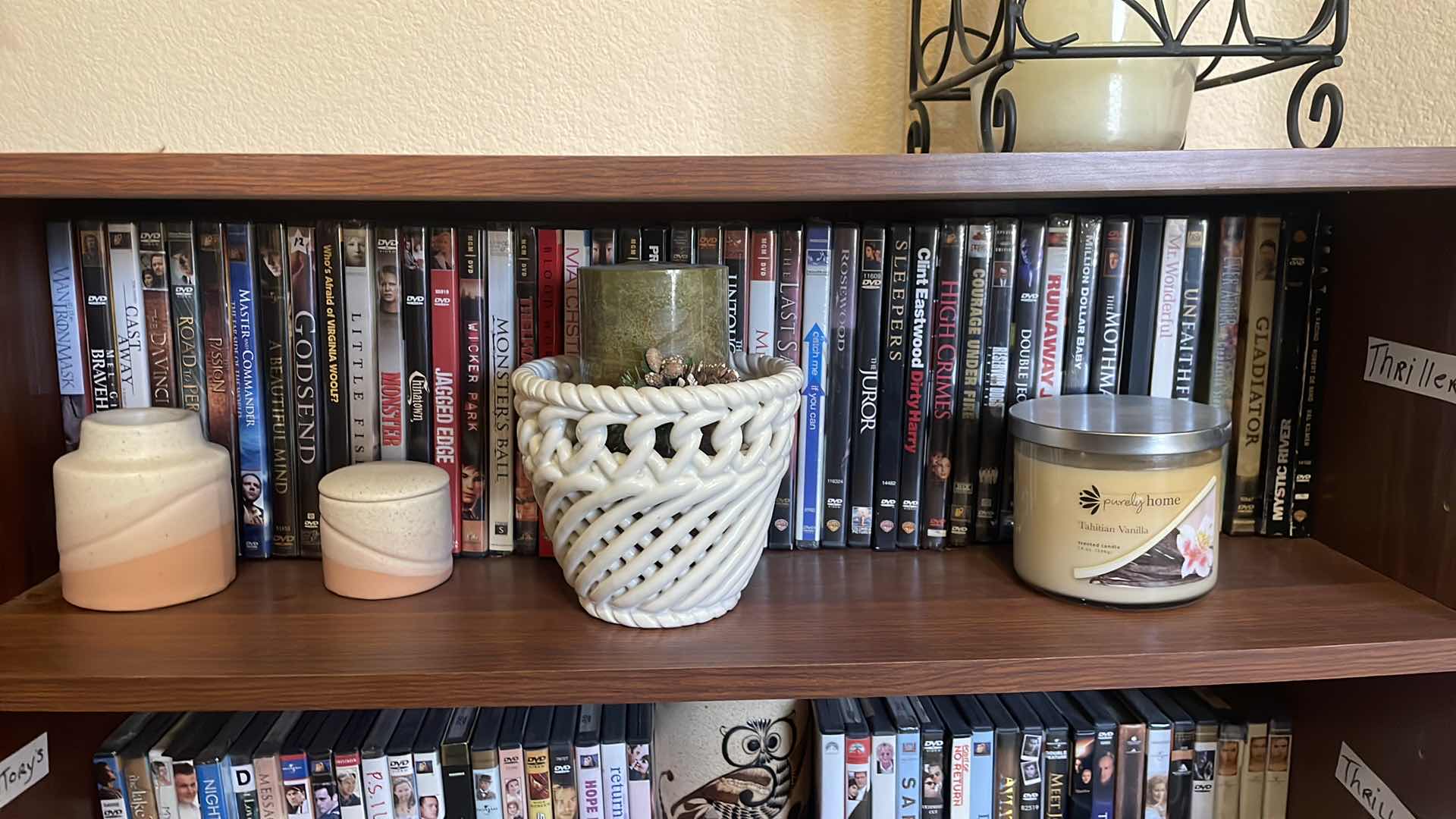 Photo 1 of BOOKCASE WITH CONTENTS 29”x12”x32” MOVIES THRILLERS & LOVE STORIES & WESTERNS