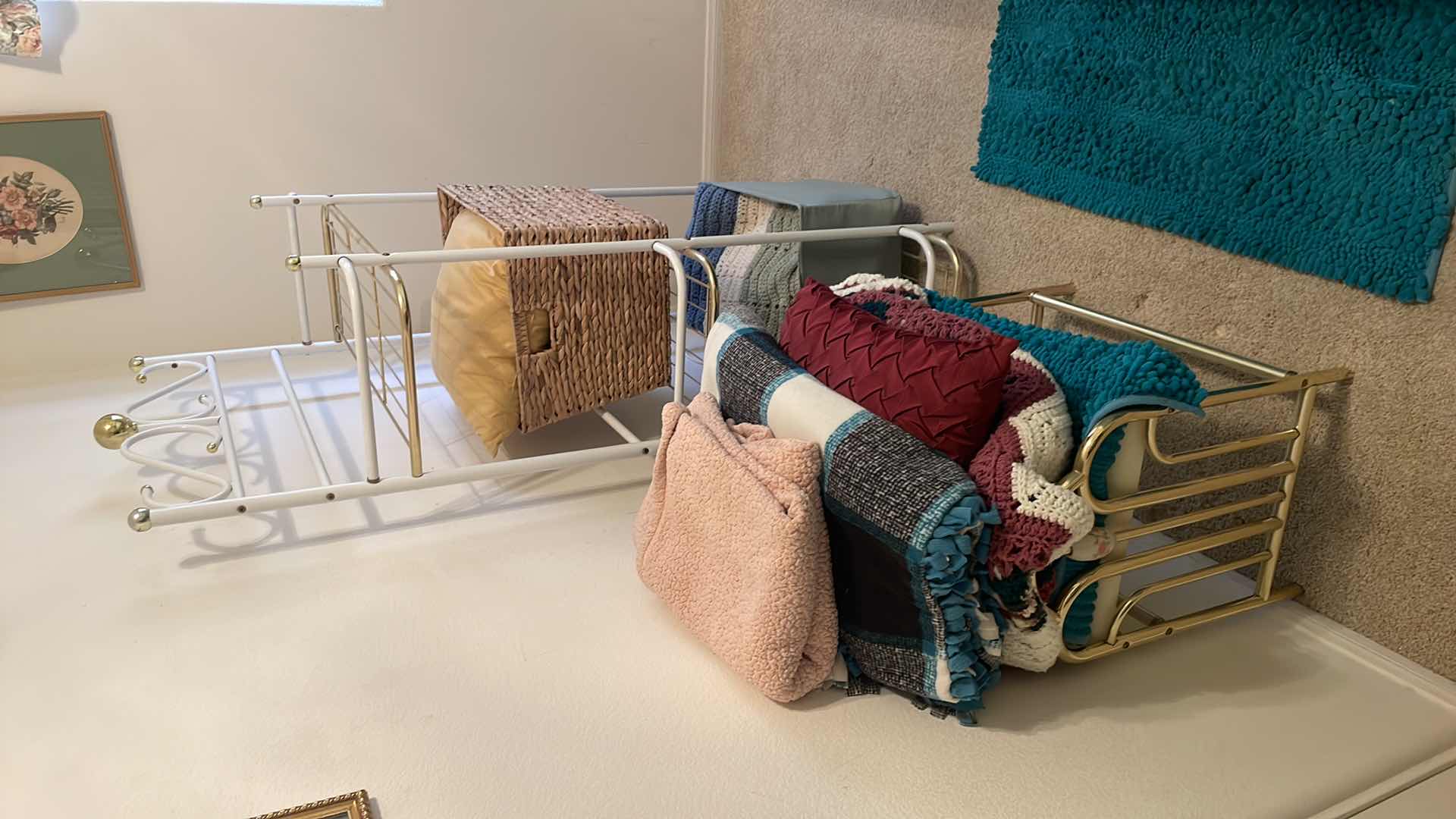 Photo 1 of METAL RACKS WITH CONTENTS