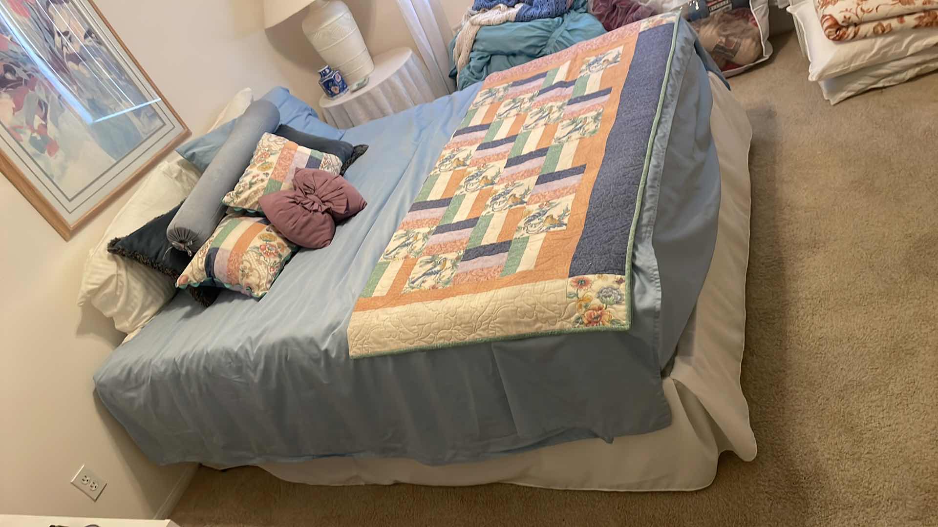 Photo 1 of ASTOR PILLOW TOP QUEEN MATTRESS AND FRAME ONLY SLEPT ON 3 TIMES  SPARE BEDROOM SET