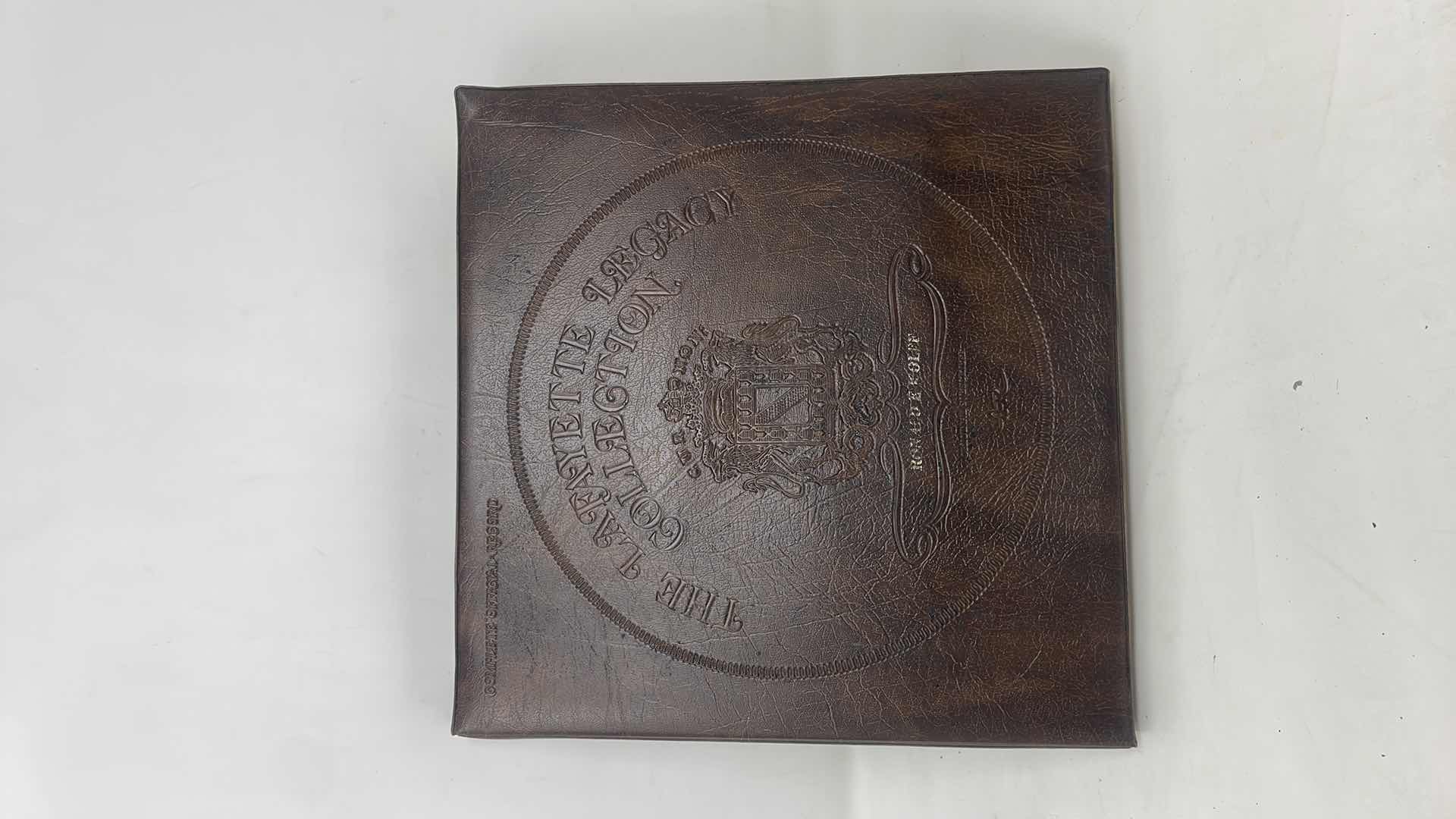 Photo 1 of THE LAFAYETTE LEGACY COLLECTION
COMPLETE OFFICIAL RECORD 
D'ARCEA-LIMOGES SET OF 7 WASHINGTON COLLECTOR PLATES AND CERTIFICATES