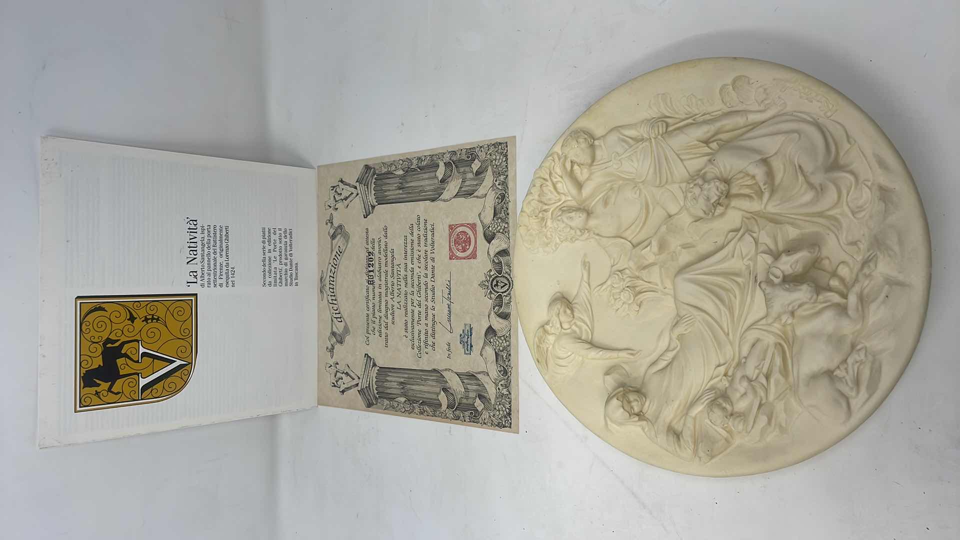 Photo 1 of THE NATIVITY LA NATIVITA IVORY ALABASTER STUDIO DANTE DI VOLTERACICI BB1202