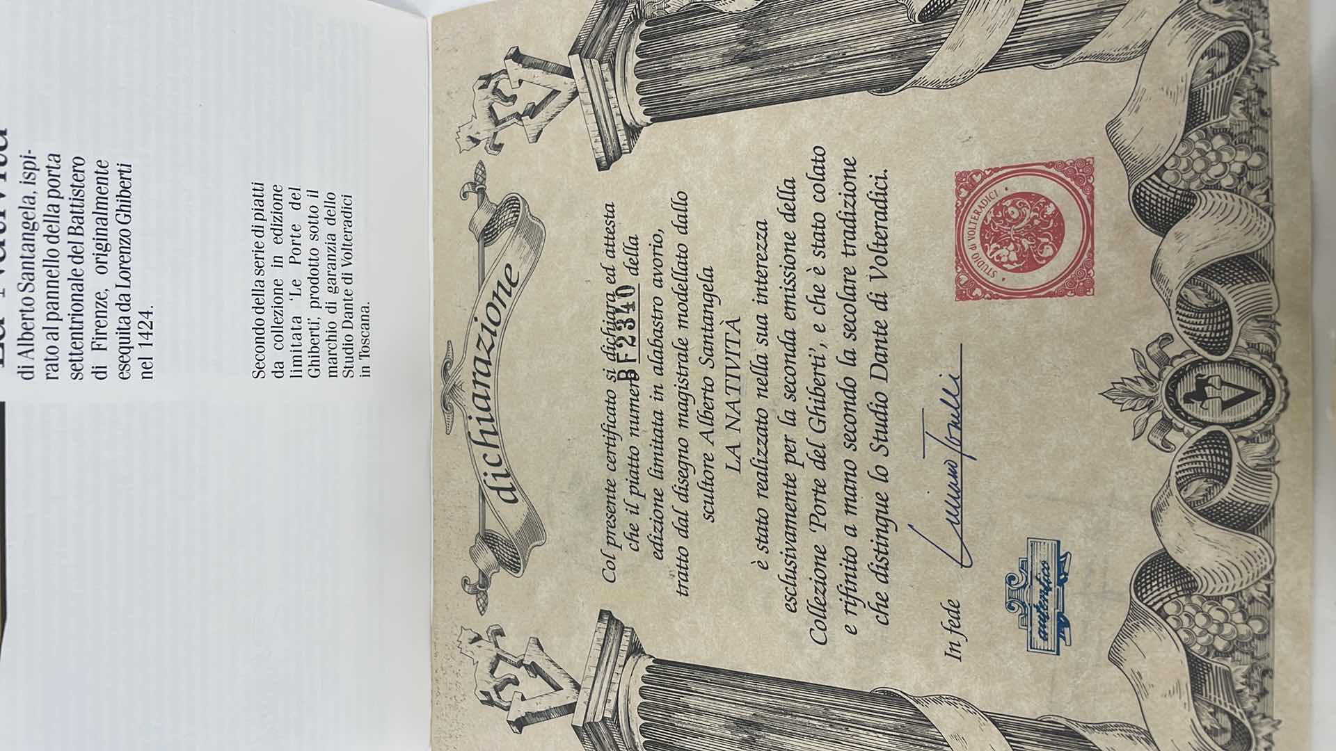 Photo 1 of THE NATIVITY LA NATIVITA IVORY ALABASTER STUDIO DANTE DI VOLTERACICI BF2340