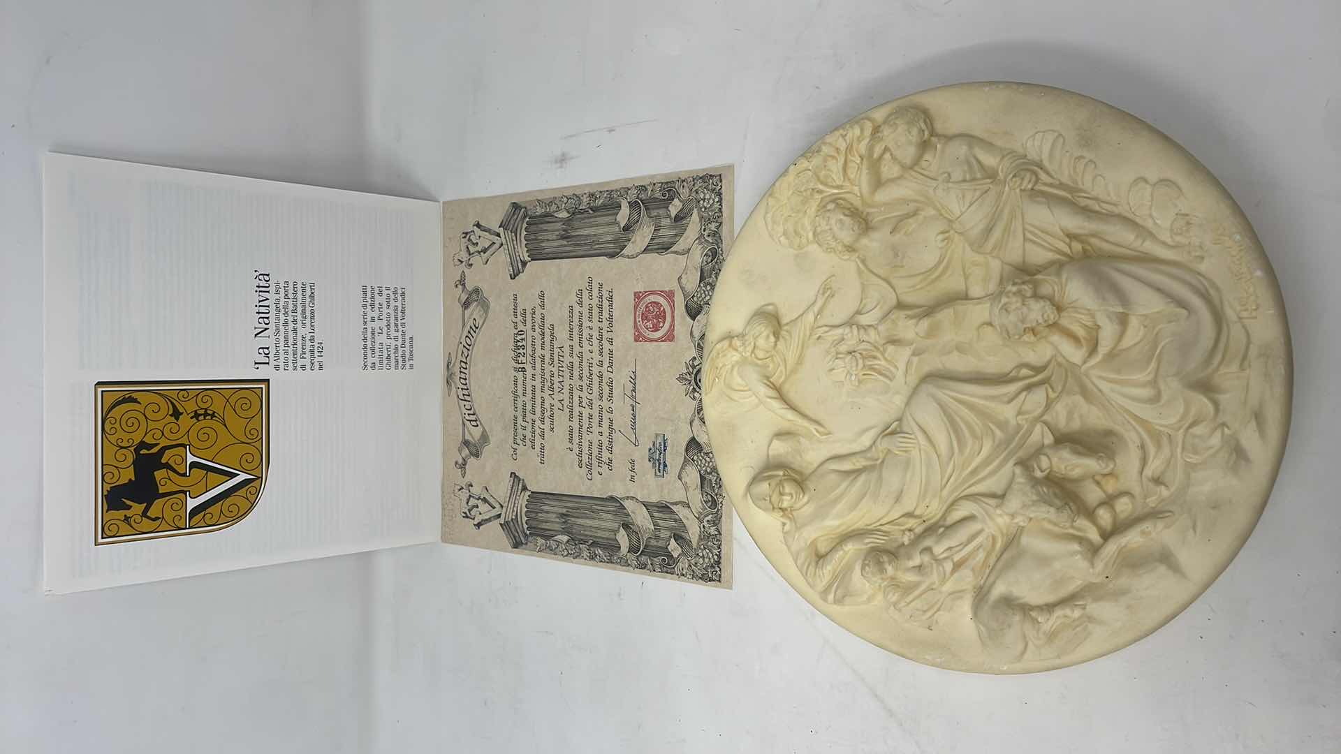Photo 1 of THE NATIVITY LA NATIVITA IVORY ALABASTER STUDIO DANTE DI VOLTERACICI BF2340