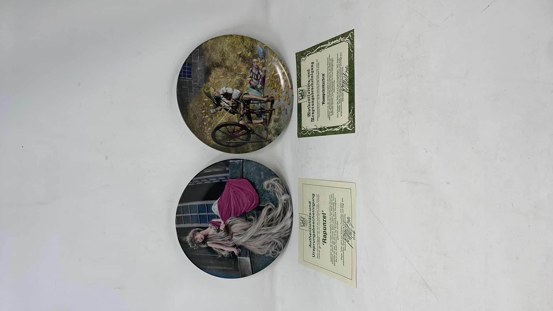 Photo 1 of KONIGSZELT BAYERN - CHARLES GEHM - GRIMMS FAIRY TALE - "RUMPELSTILZCHEN" - 9578C & “RAPUNZEL” - G1905