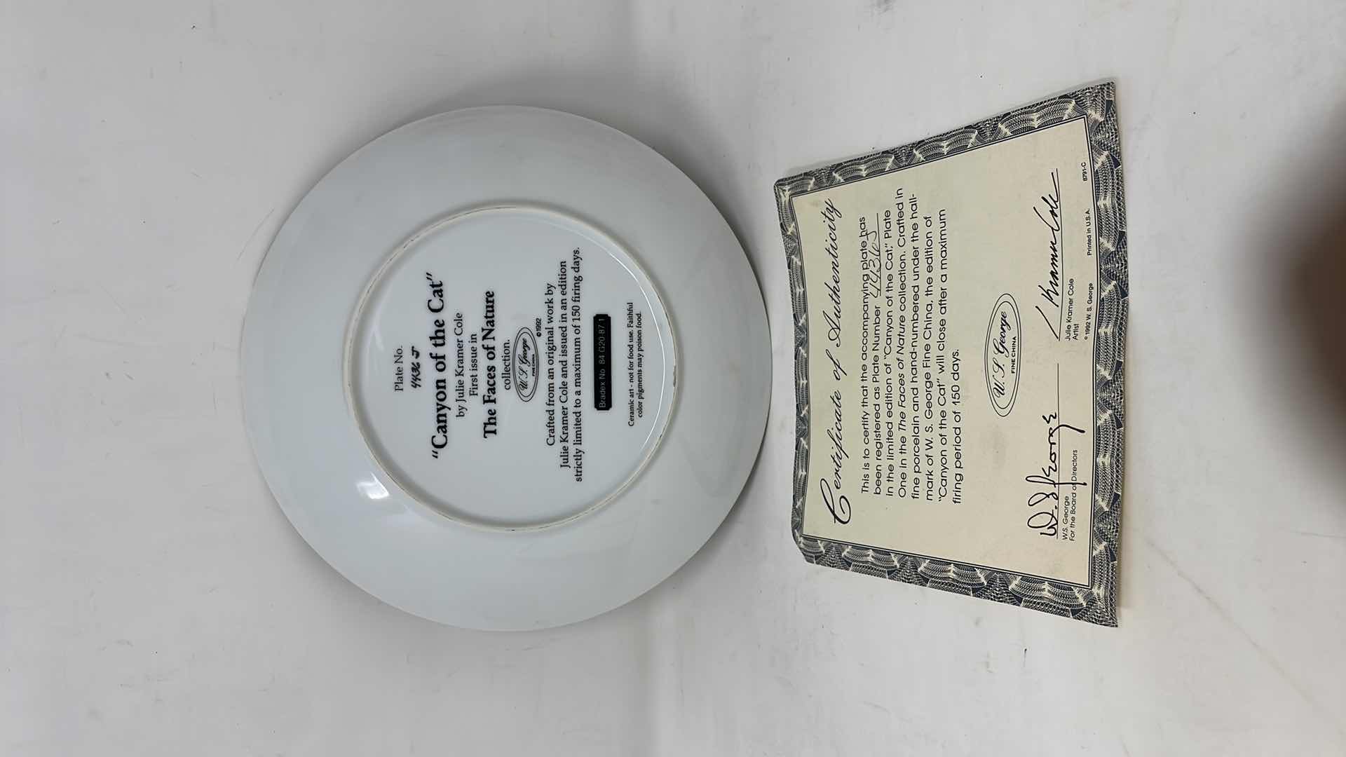 Photo 1 of "CANYON OF THE CAT" BY JULIE KRAMER COLE WITH COA