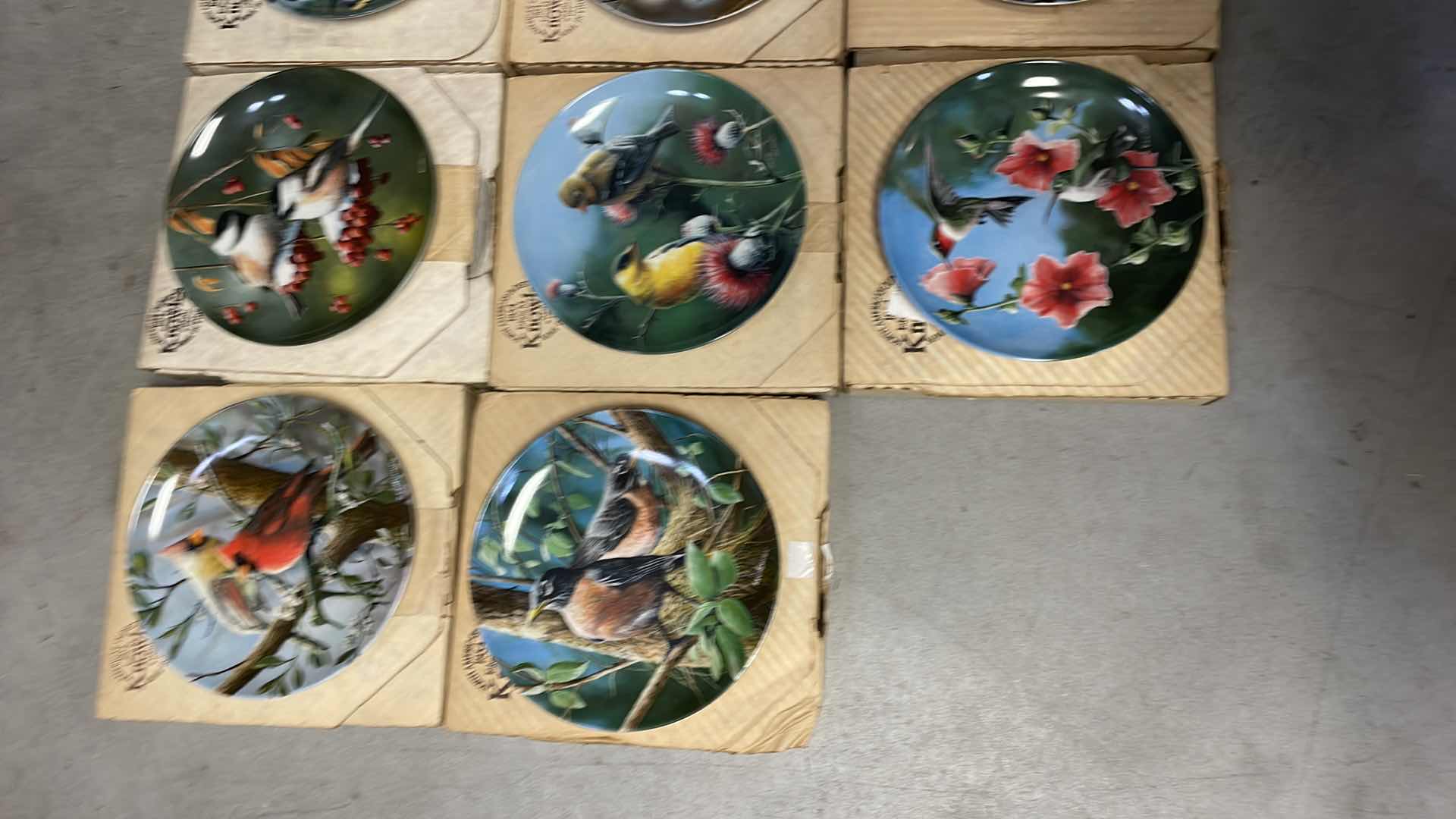 Photo 1 of "ENCYCLOPEDIA BRITANNICA BIRDS OF YOUR GARDEN COLLECTION" BY EDWIN M. KNOWLES ARTWORK BY KEVIN DANIEL WITH COA